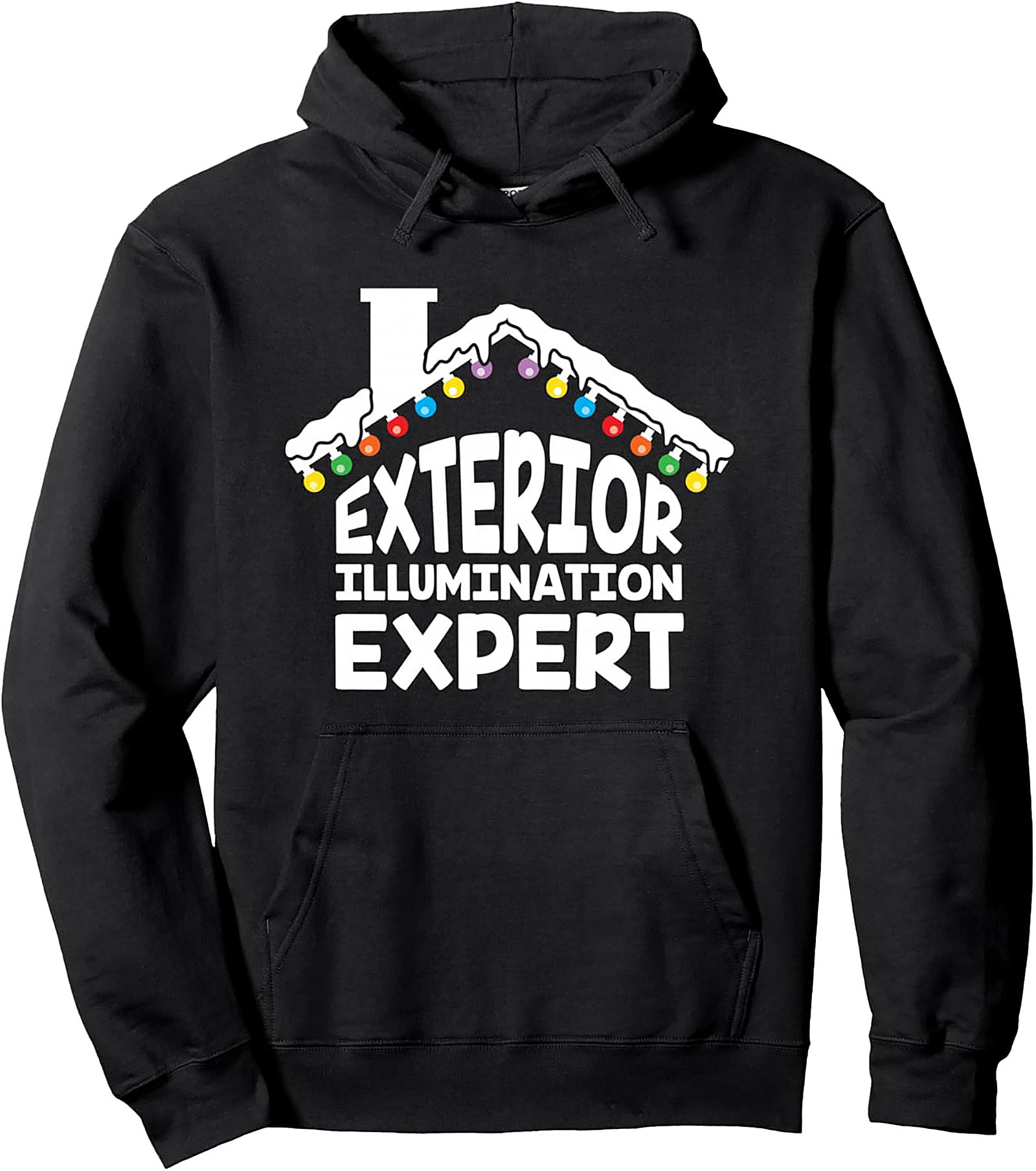 Christmas Lights Expert Pullover Hoodie Funny Holiday Gift