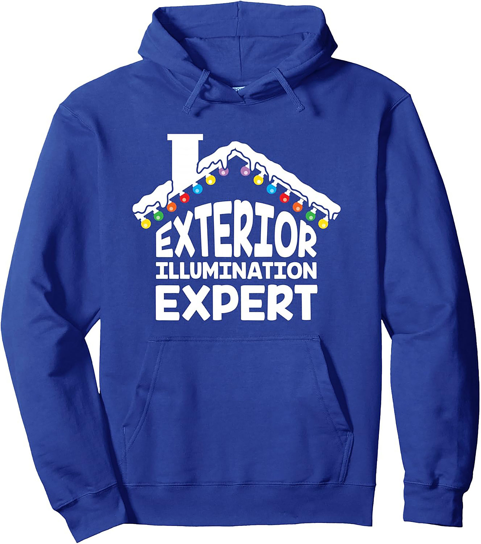 Christmas Lights Expert Pullover Hoodie Funny Holiday Gift