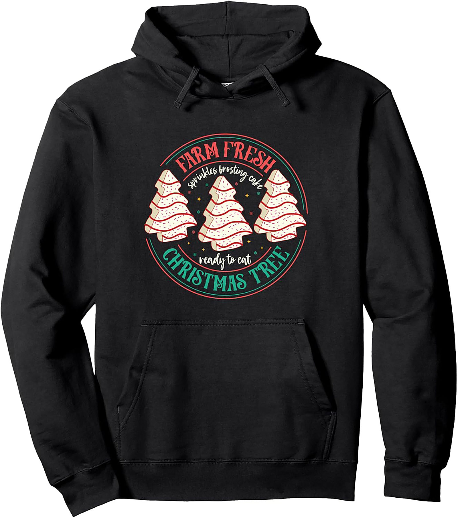 Christmas Cookie Pullover Hoodie Ready to Eat Holiday Graphic