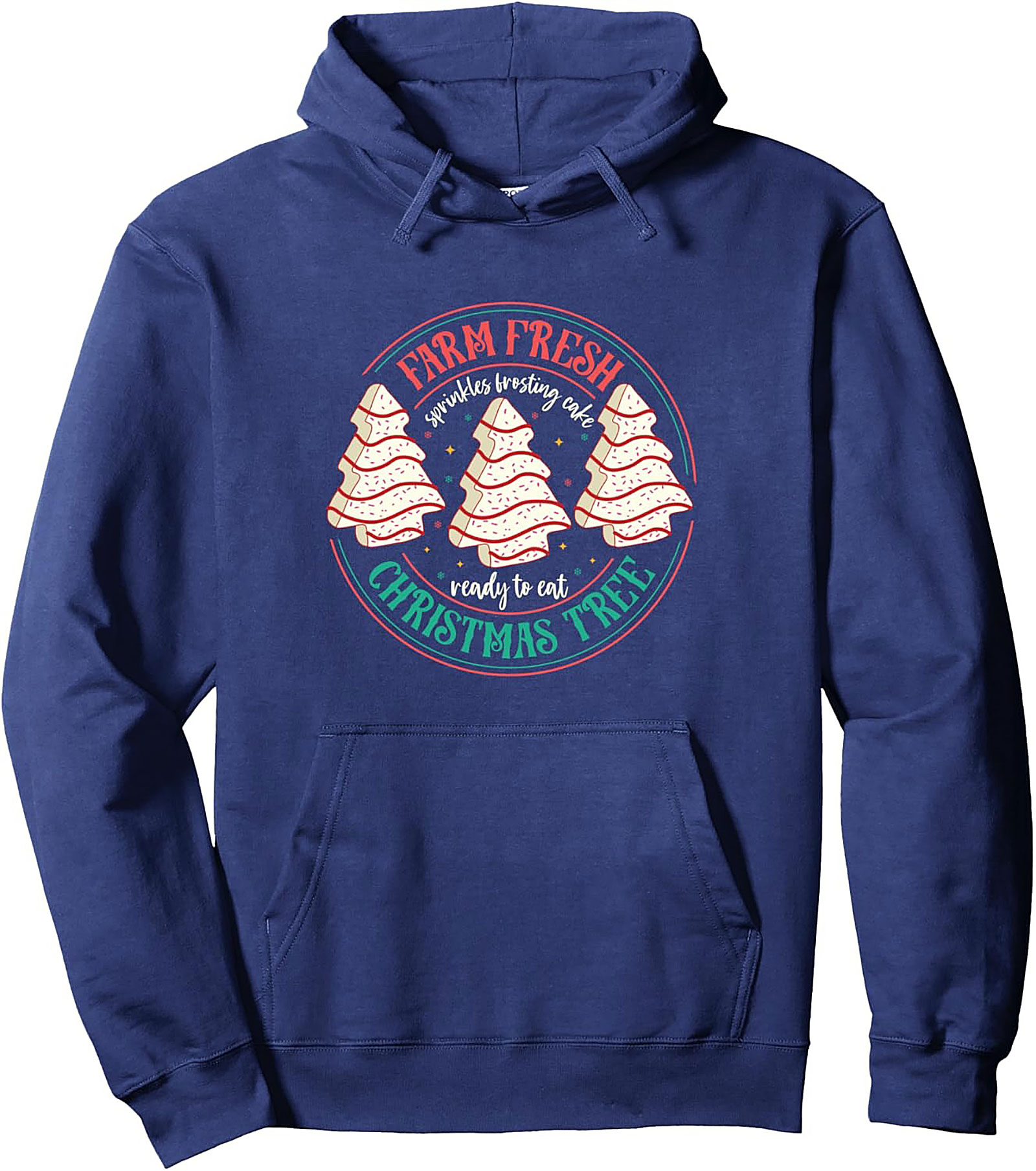 Christmas Cookie Pullover Hoodie Ready to Eat Holiday Graphic