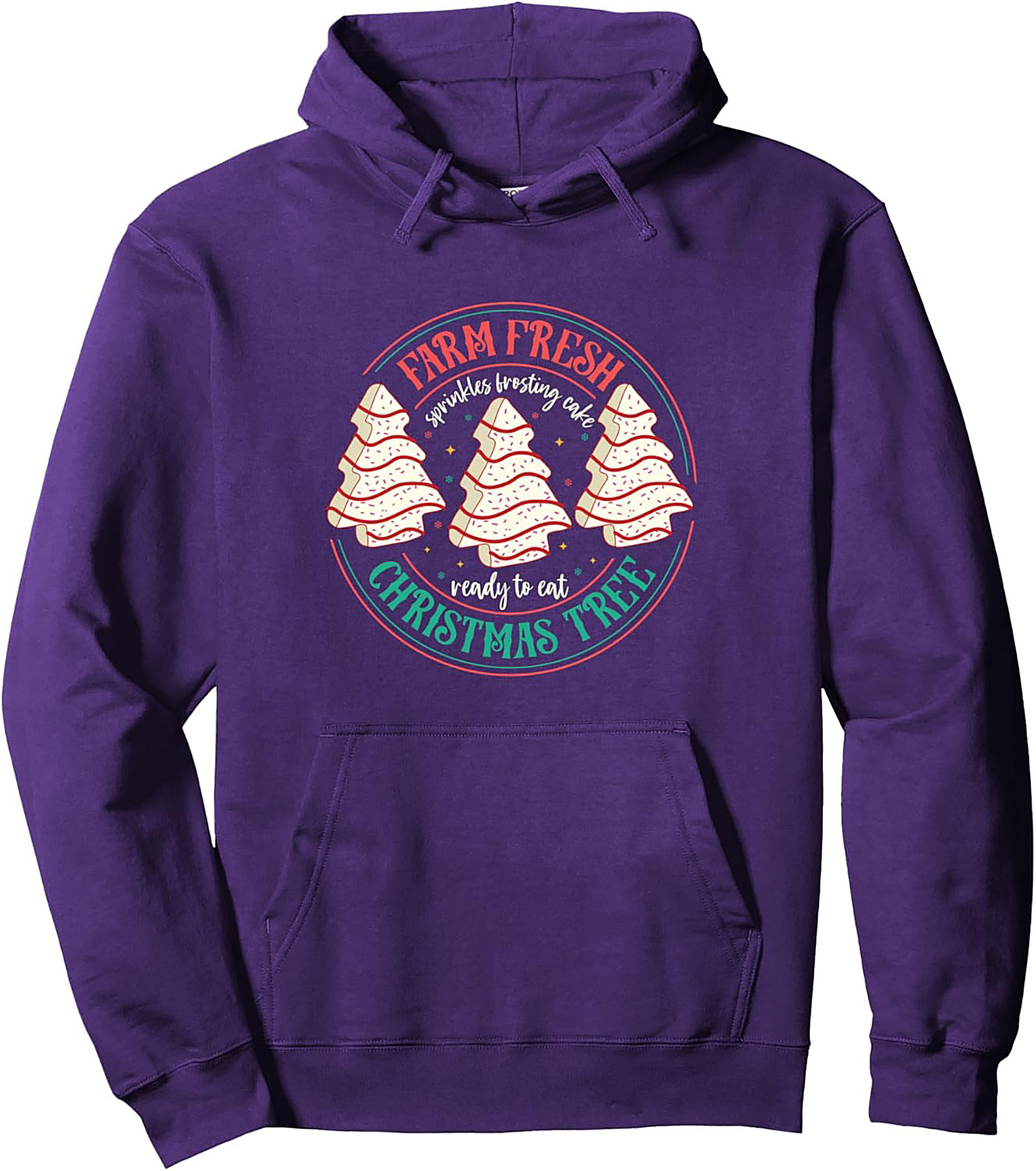 Christmas Cookie Pullover Hoodie Ready to Eat Holiday Graphic