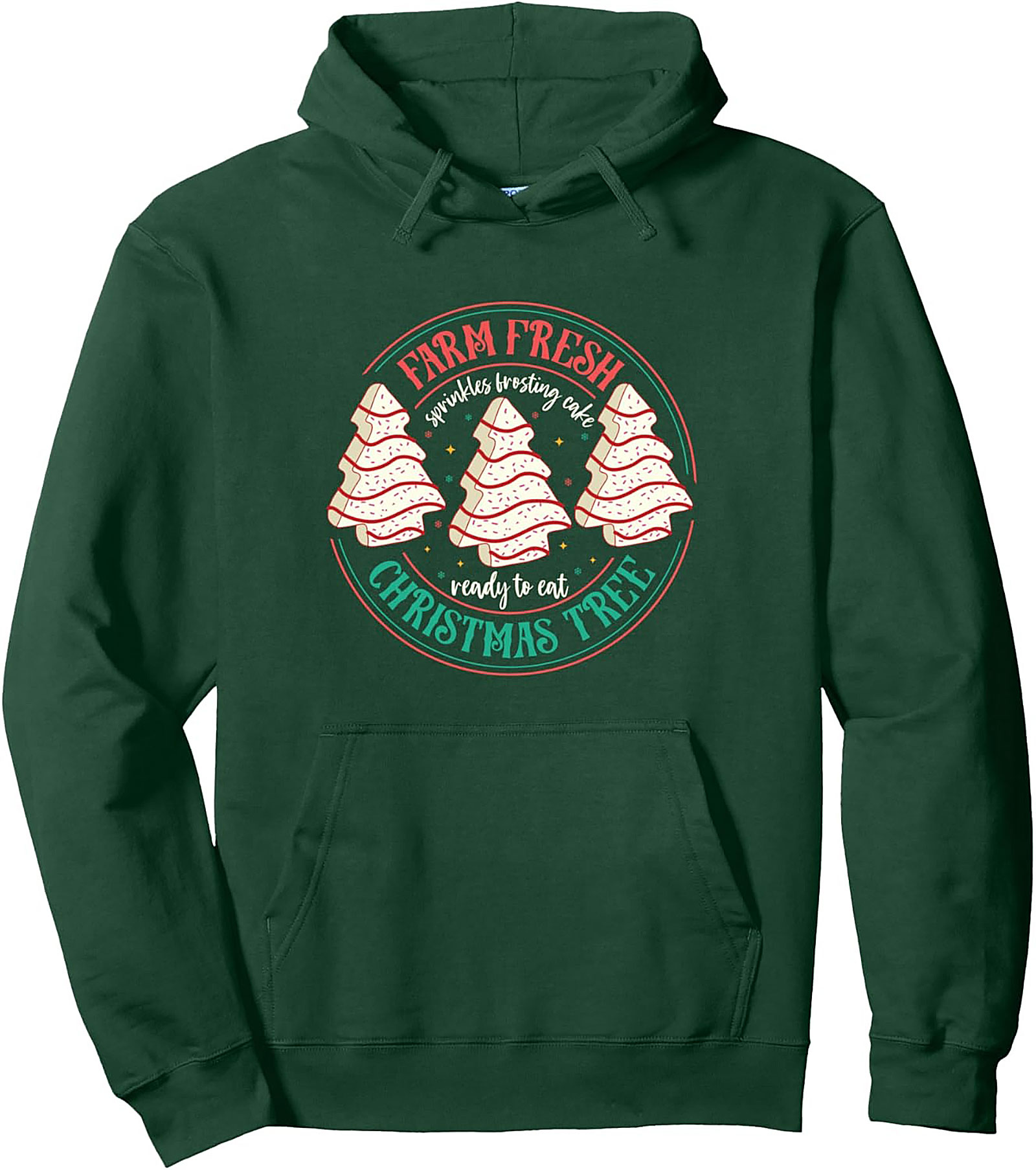 Christmas Cookie Pullover Hoodie Ready to Eat Holiday Graphic