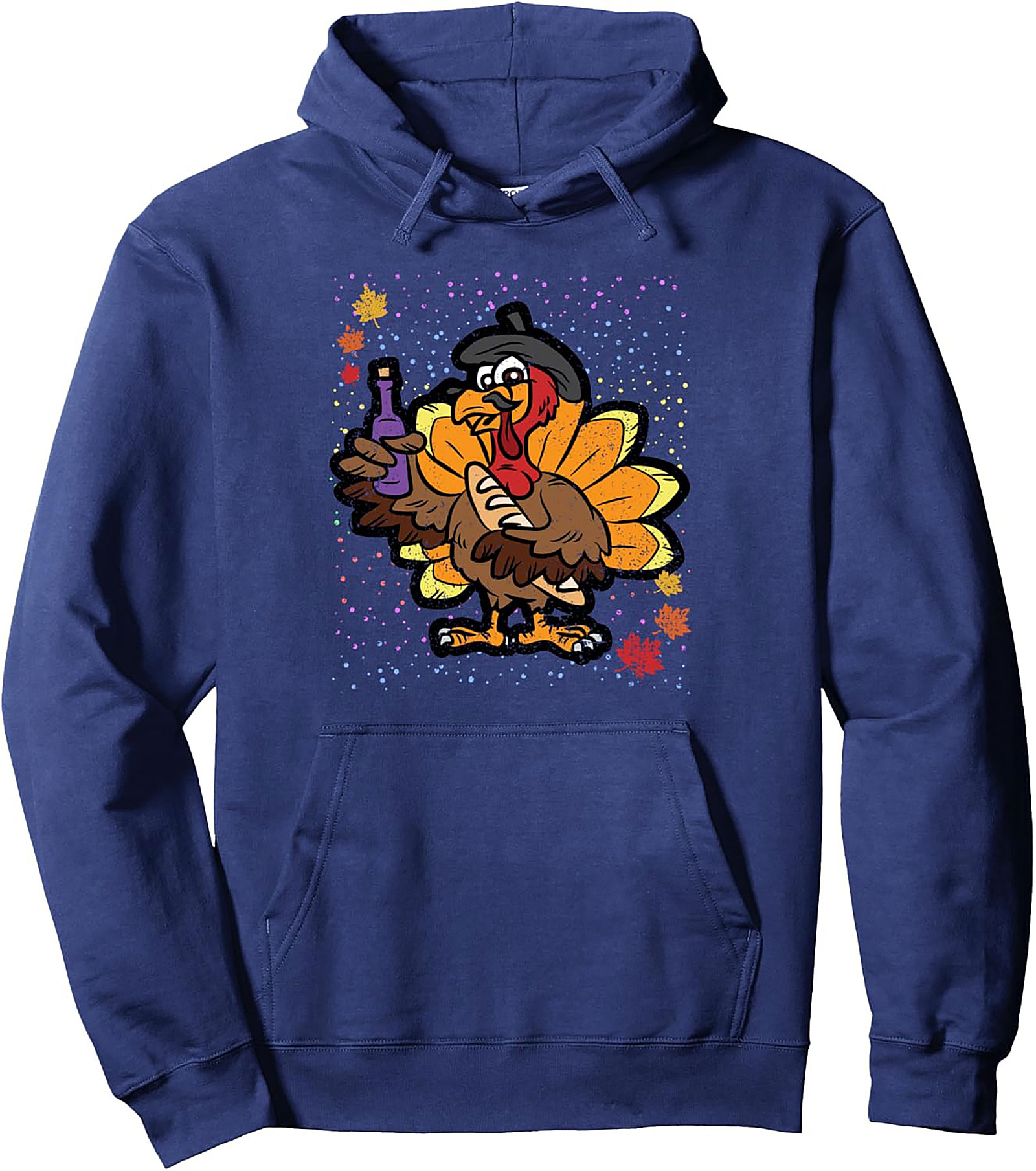 Funny French Turkey Thanksgiving Pullover Hoodie | Gift Idea