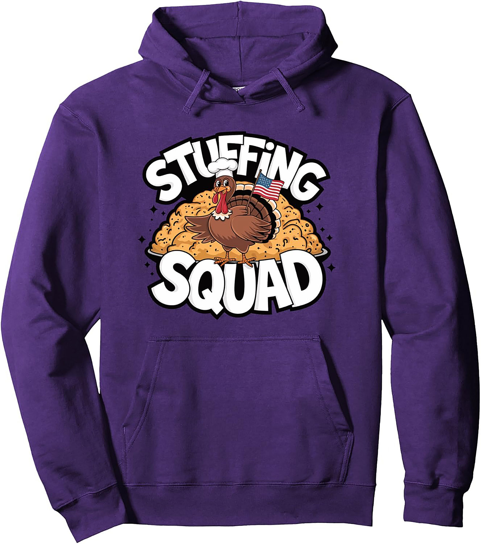 Stuffing Squad Pullover Hoodie | Thanksgiving Graphic Tee