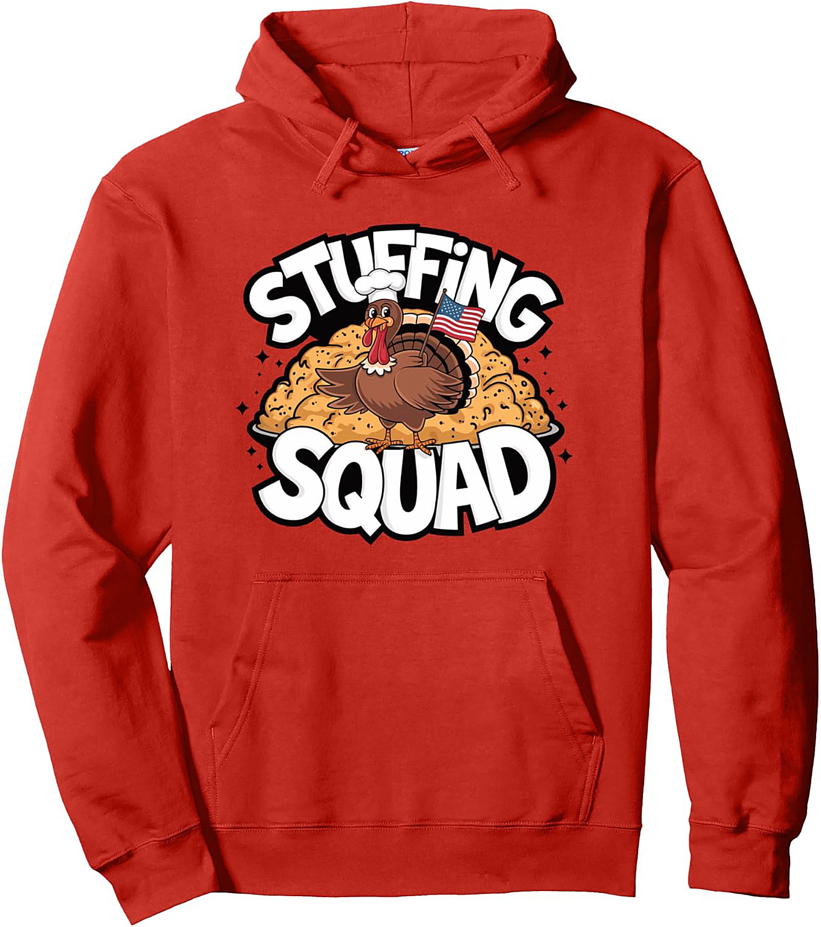 Stuffing Squad Pullover Hoodie | Thanksgiving Graphic Tee
