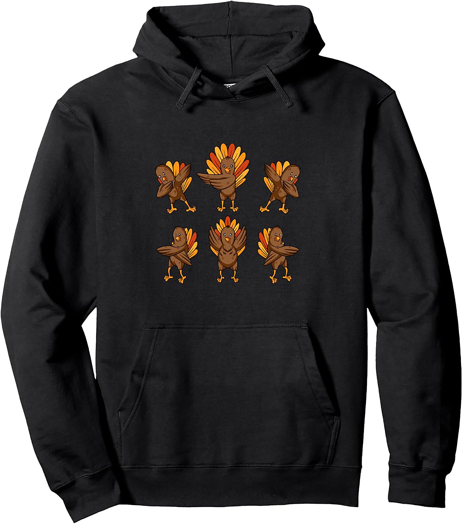 Funny Dabbing Turkey Pullover Hoodie | Thanksgiving Gift