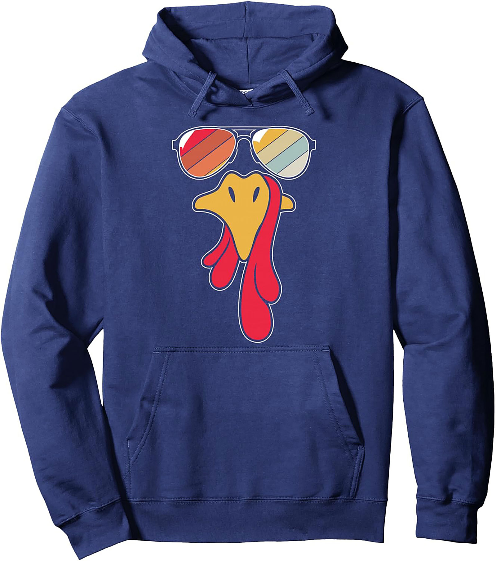 Cool Turkey Thanksgiving Graphic Hoodie | Cozy Pullover
