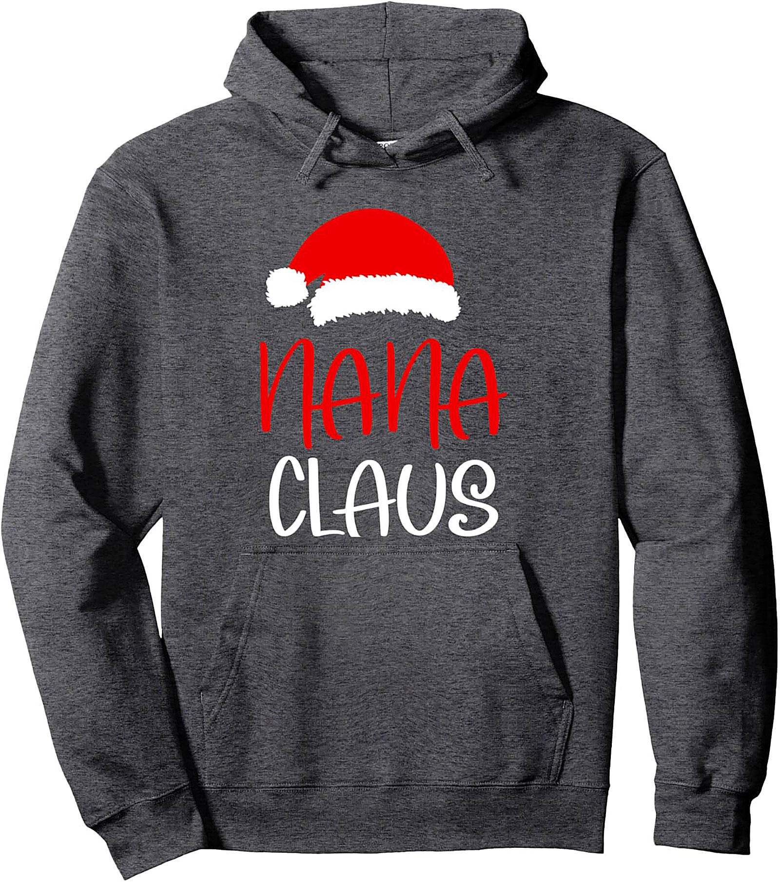 Nana Claus Graphic Hoodie Cozy Unisex Pullover Gift