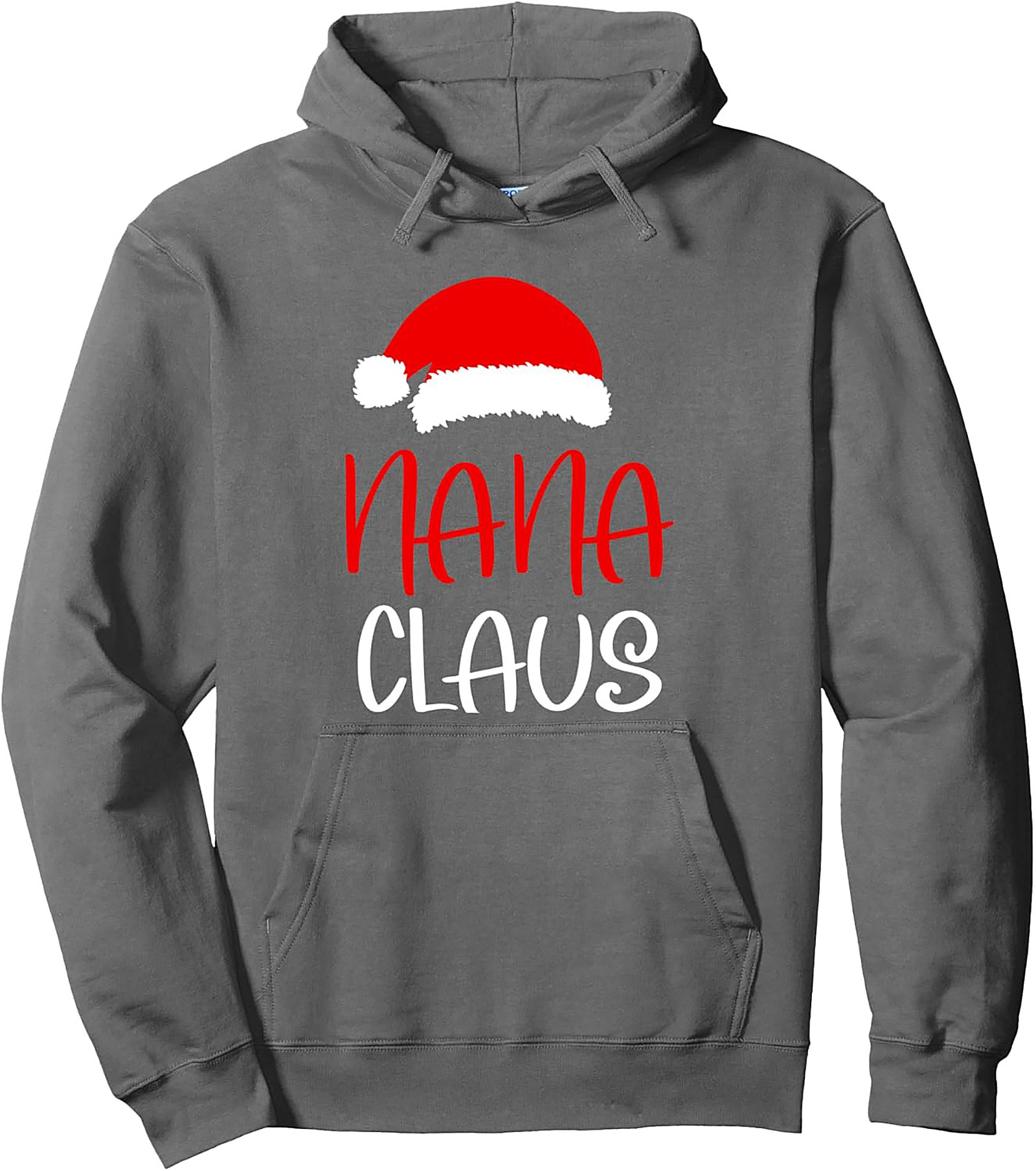 Nana Claus Graphic Hoodie Cozy Unisex Pullover Gift