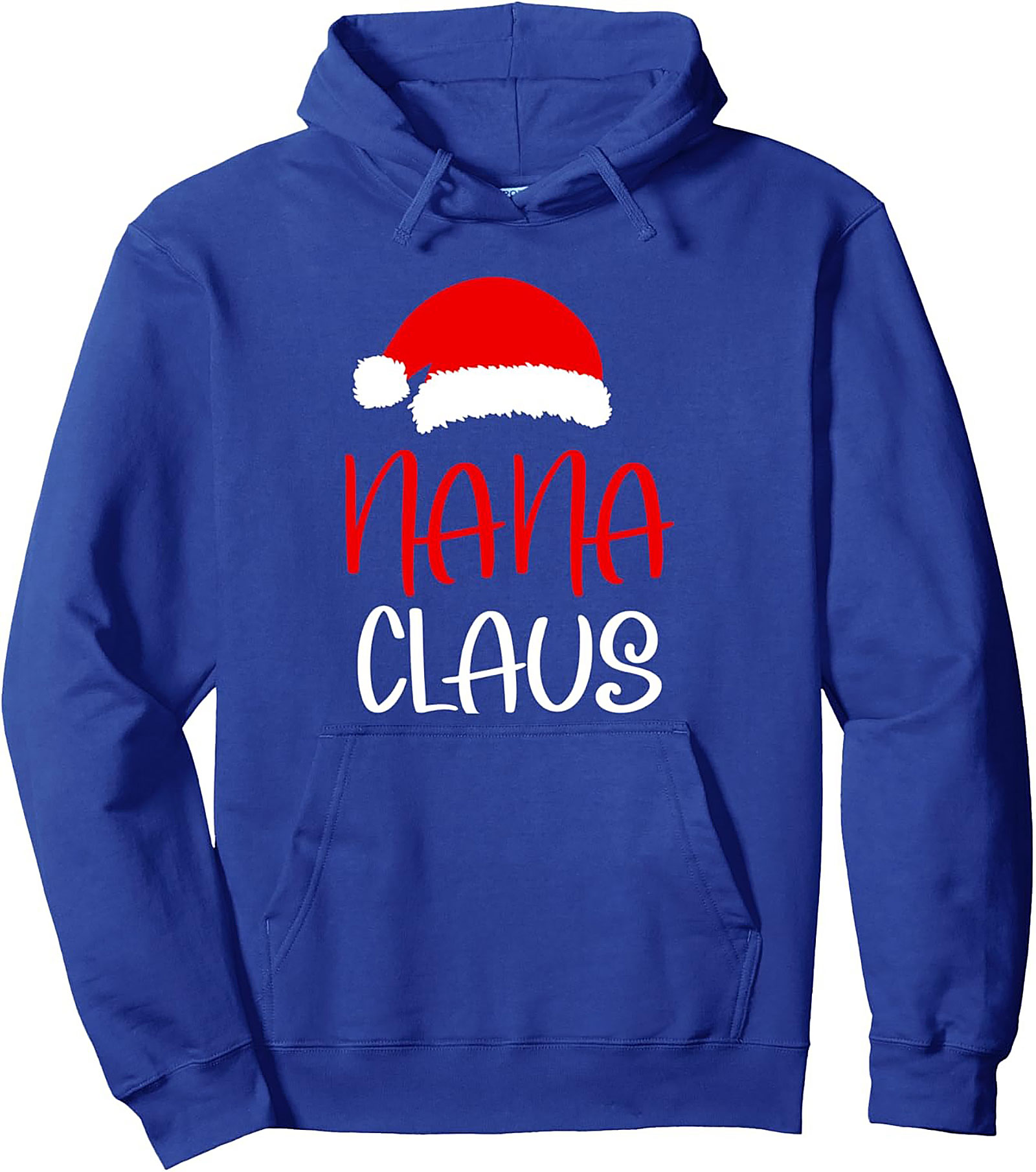 Nana Claus Graphic Hoodie Cozy Unisex Pullover Gift