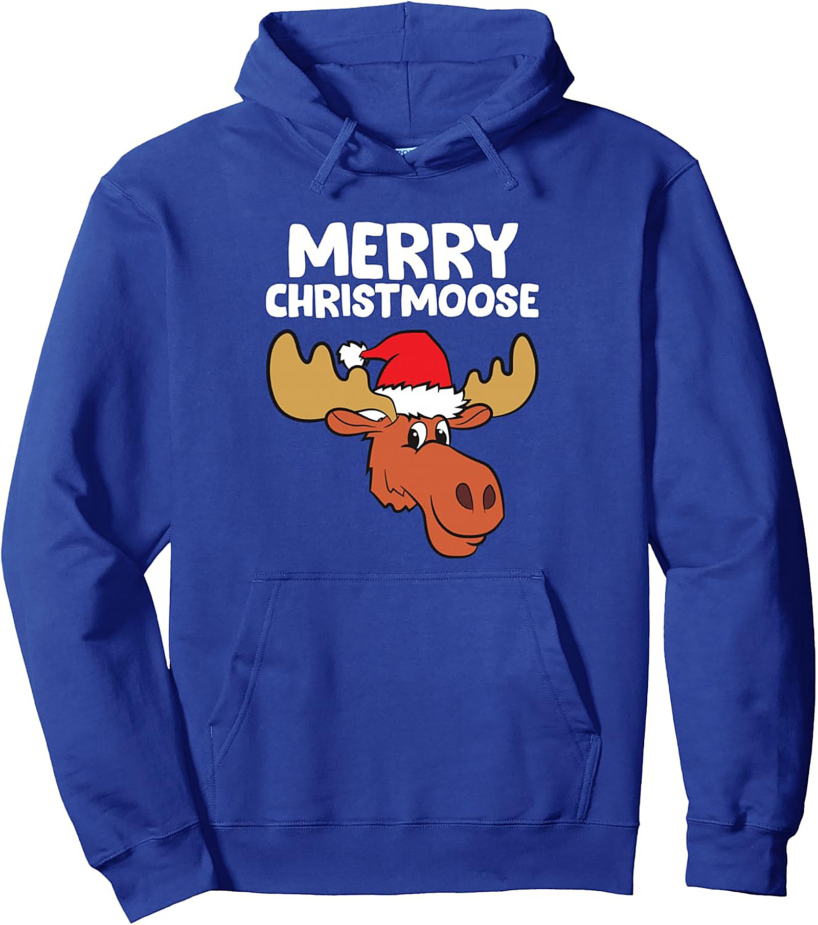 Merry Christmoose Pullover Hoodie Funny Holiday Gift