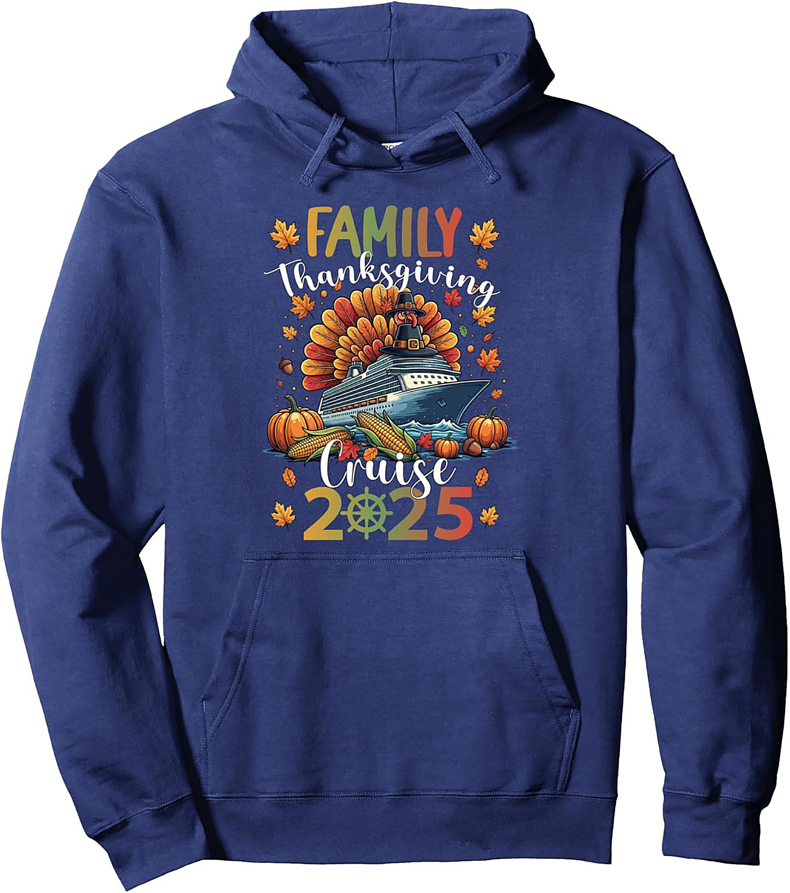 Thanksgiving Cruise 2025 Pullover Hoodie | Family Gift