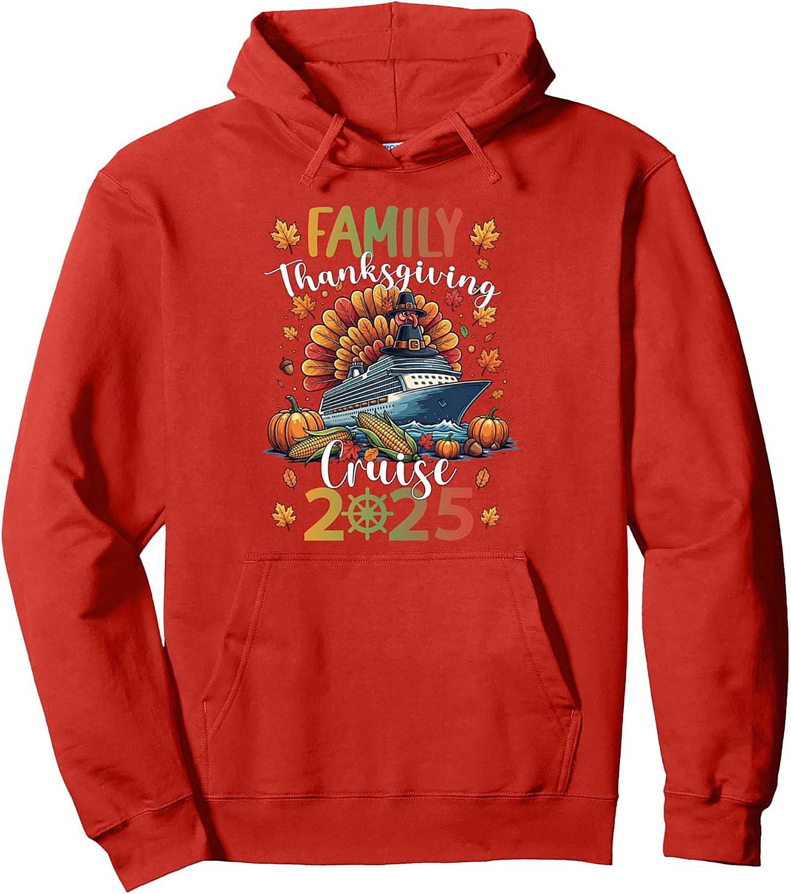 Thanksgiving Cruise 2025 Pullover Hoodie | Family Gift