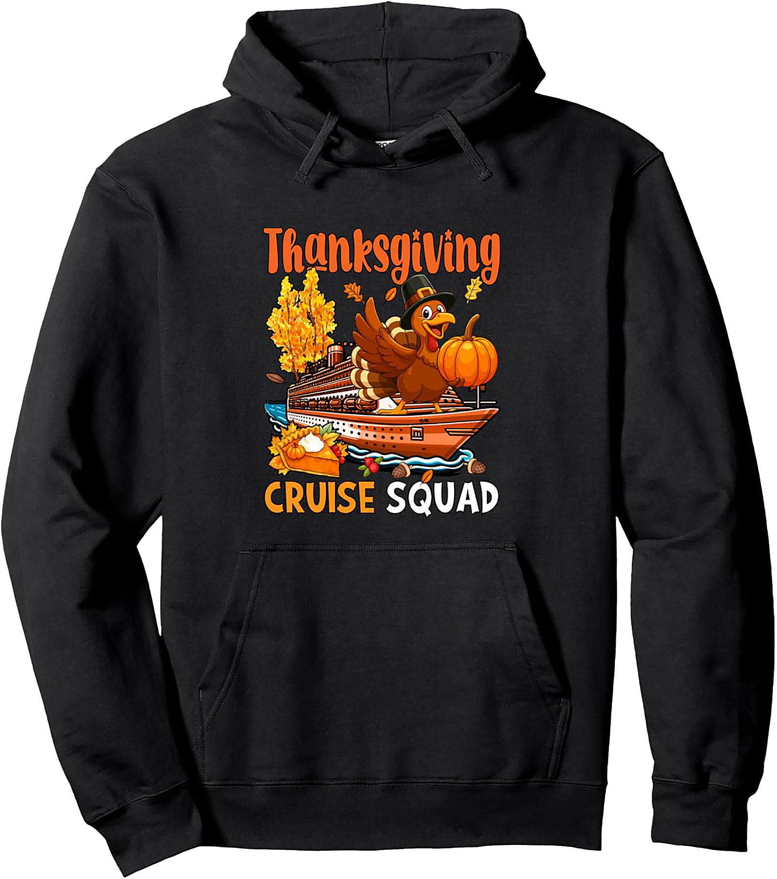 Thanksgiving Cruise Squad Graphic Hoodie | Pullover