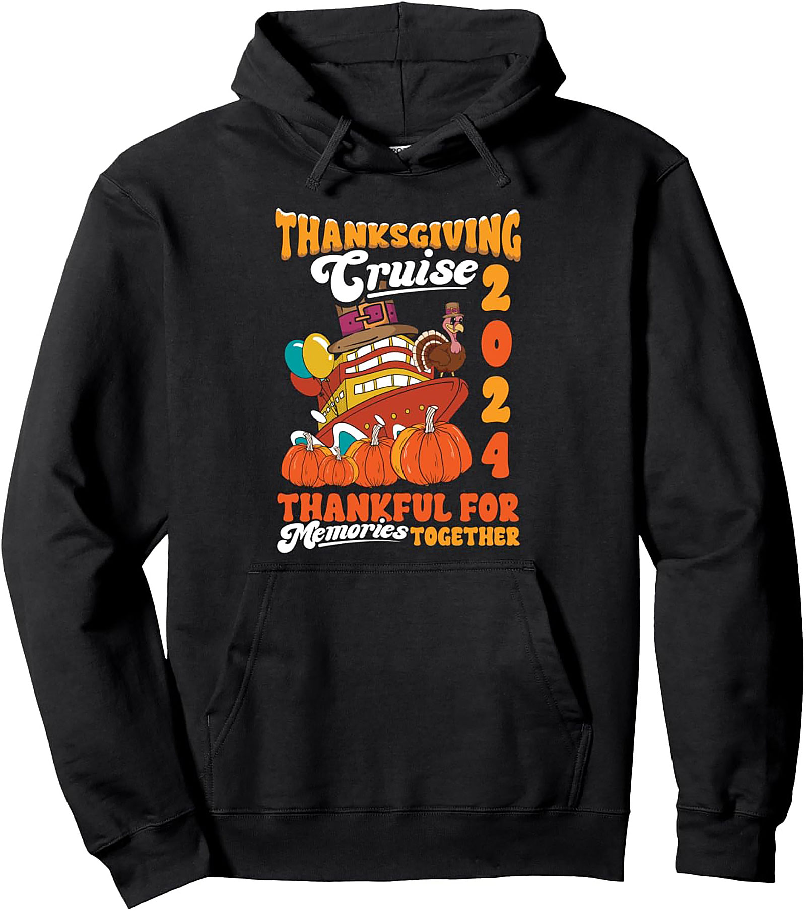 Thanksgiving Cruise 2024 Pullover Hoodie | Family Gift