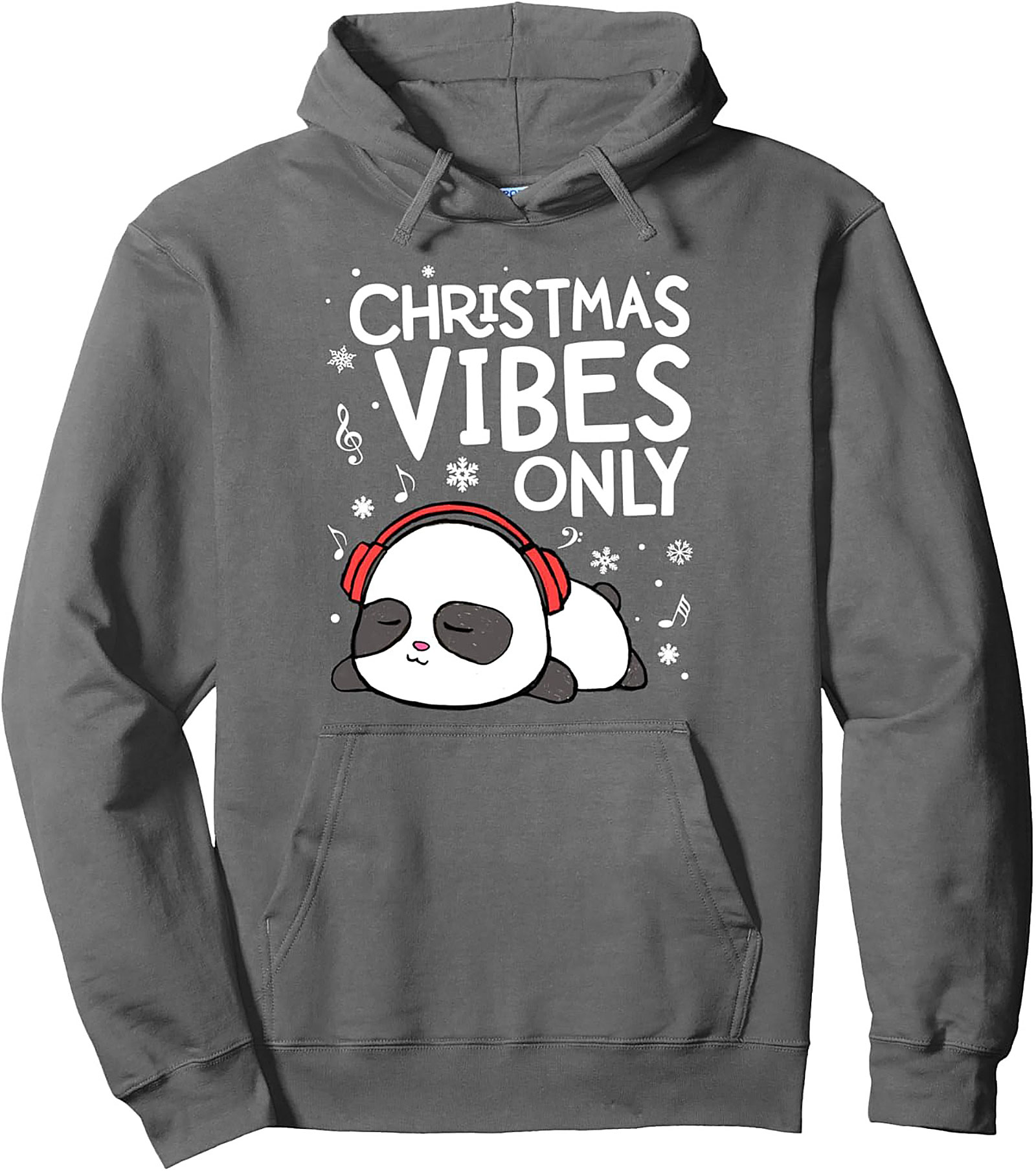 Christmas Vibes Panda Hoodie Unisex Pullover