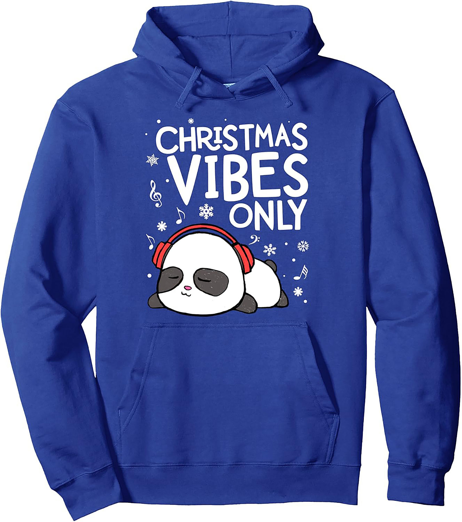 Christmas Vibes Panda Hoodie Unisex Pullover