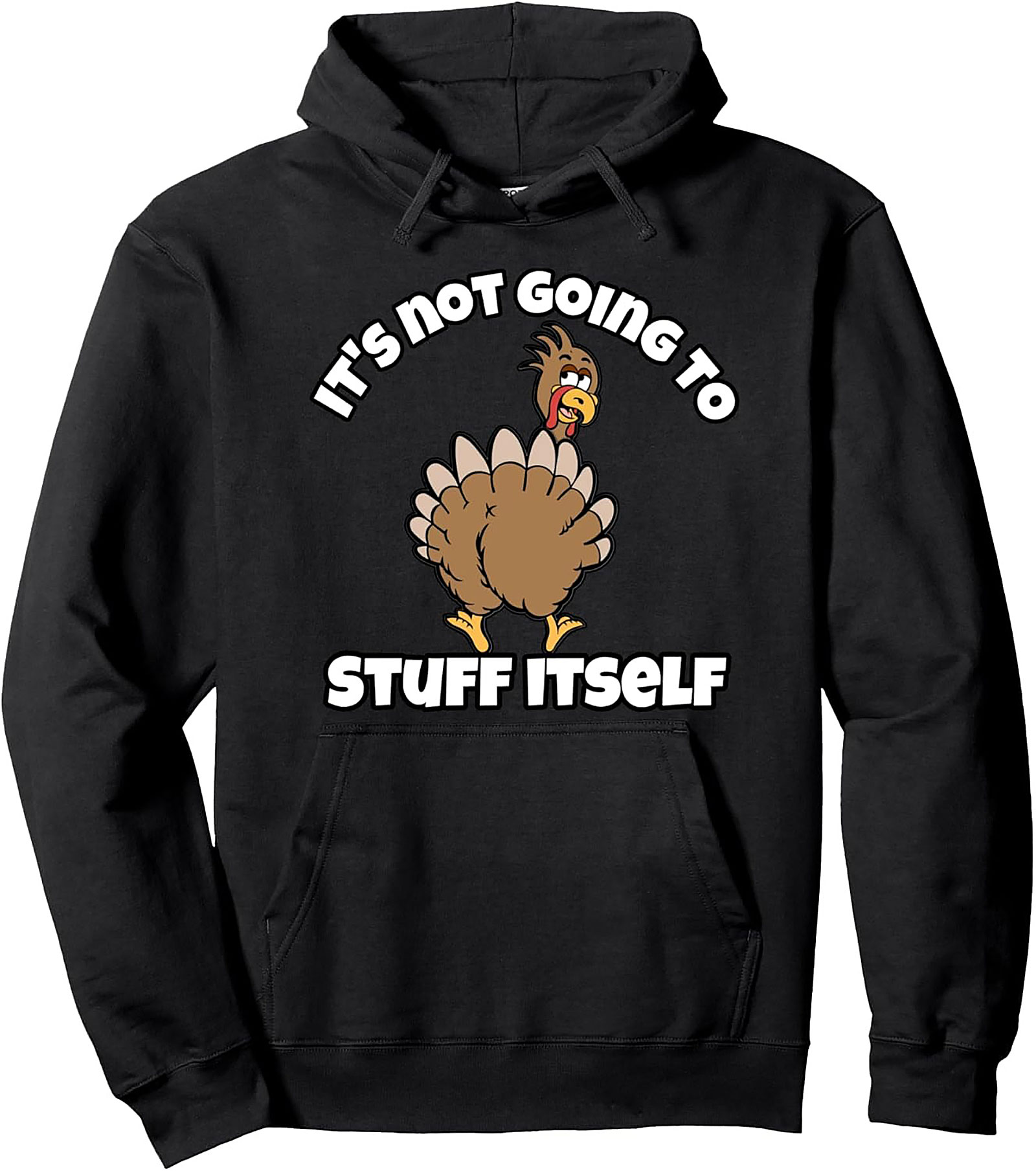 Funny Turkey Stuffing Graphic Hoodie | Thanksgiving Pullover