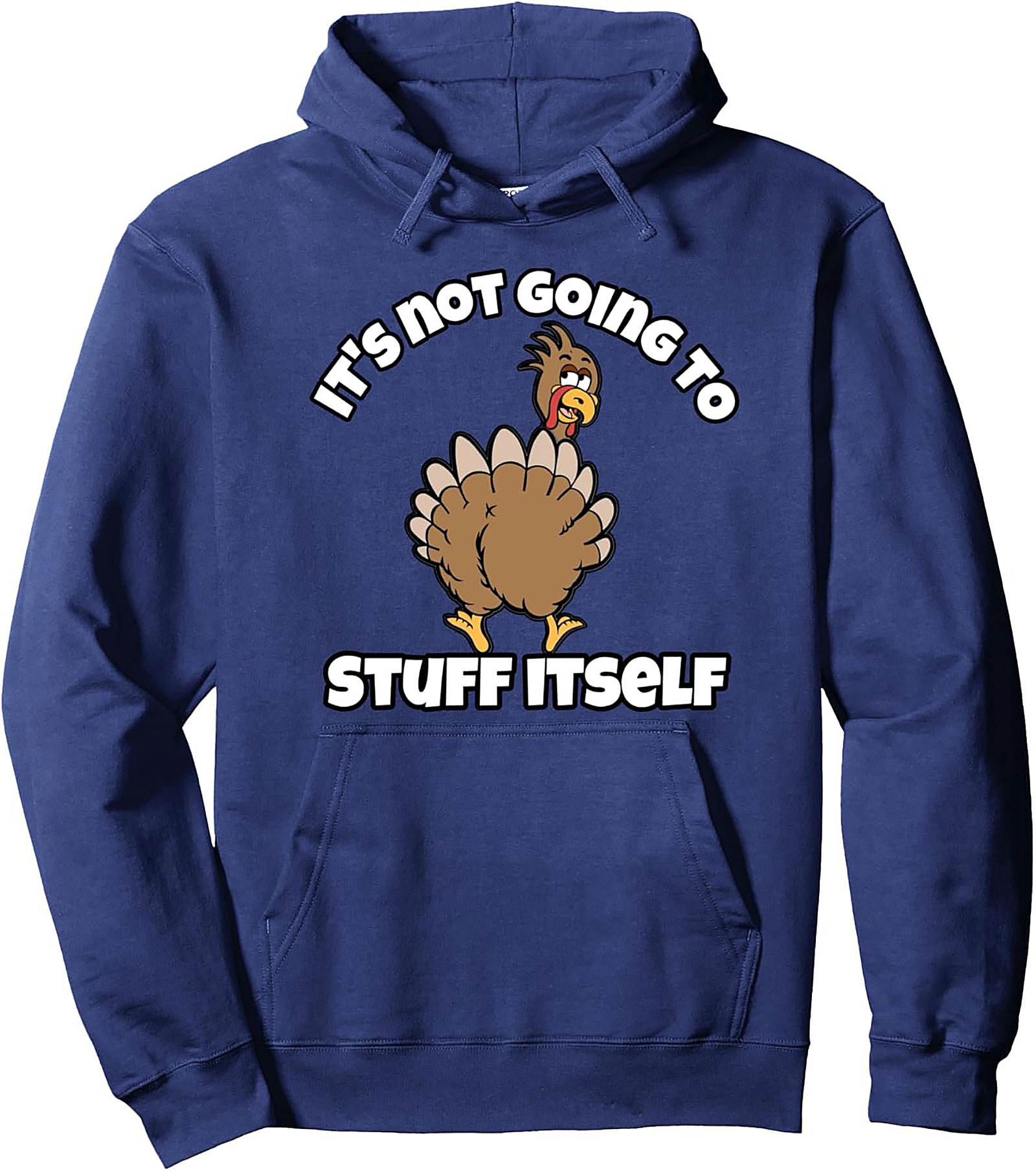 Funny Turkey Stuffing Graphic Hoodie | Thanksgiving Pullover