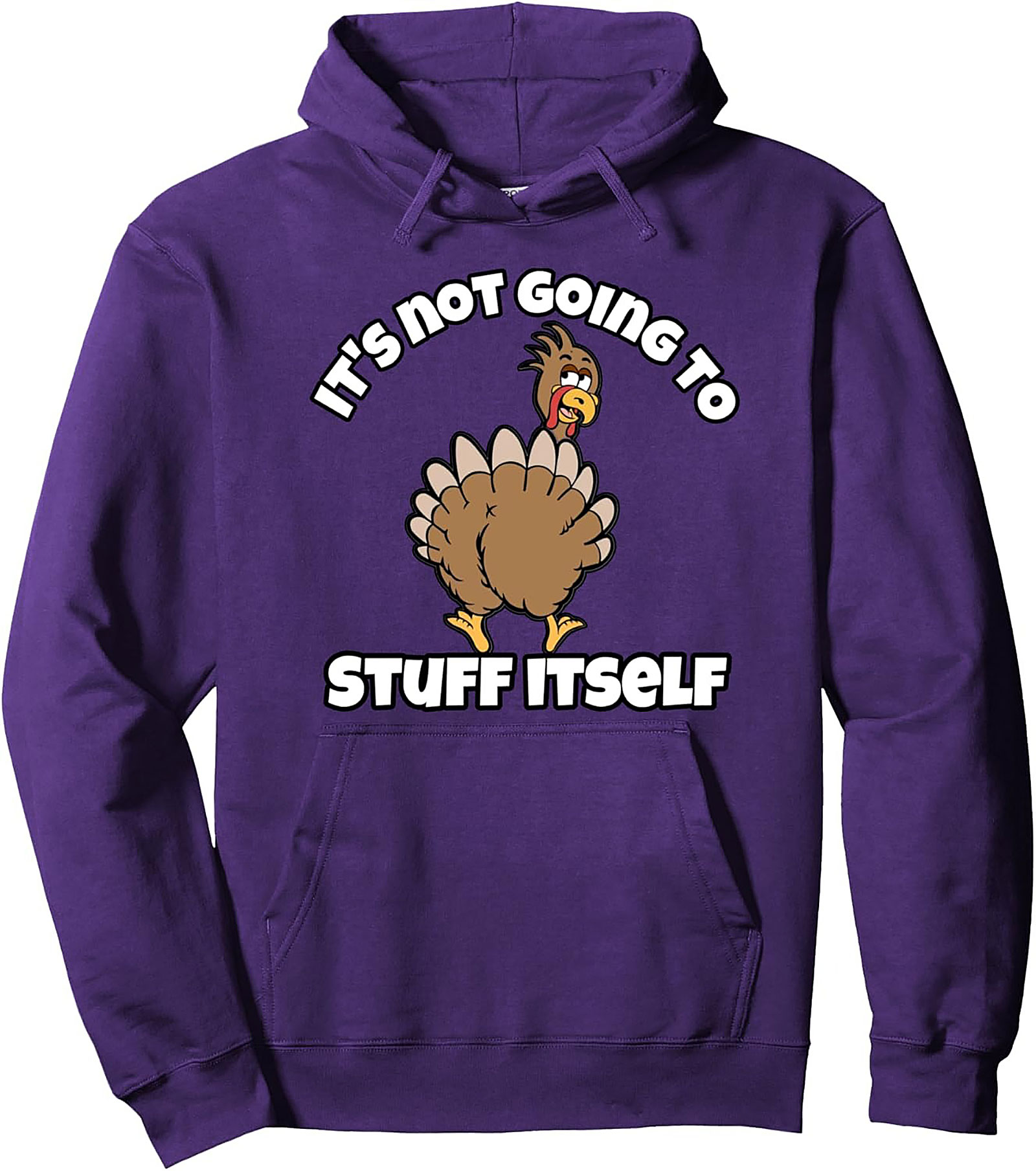 Funny Turkey Stuffing Graphic Hoodie | Thanksgiving Pullover
