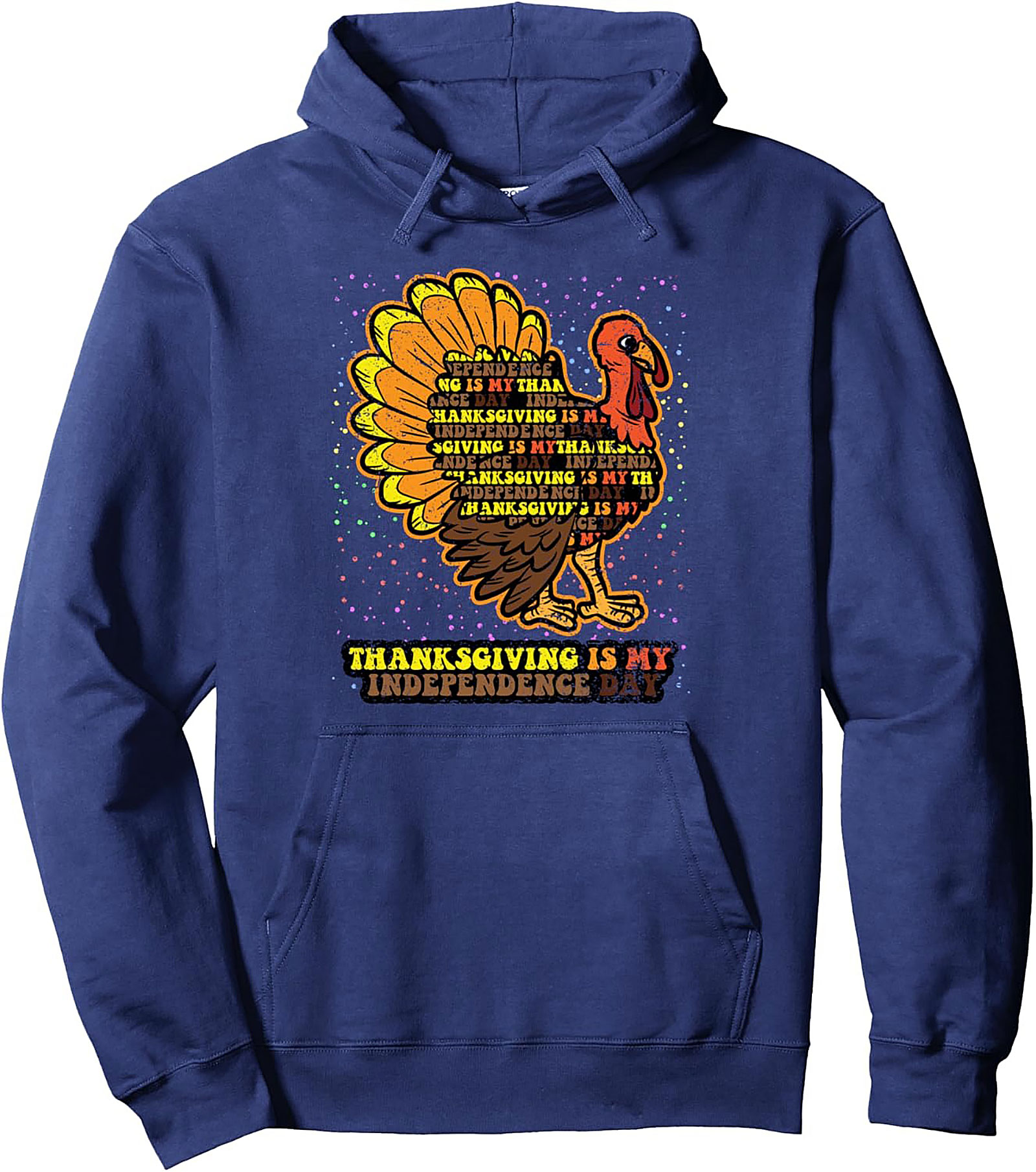 Funny Turkey Thanksgiving Pullover Hoodie | Cozy Gift