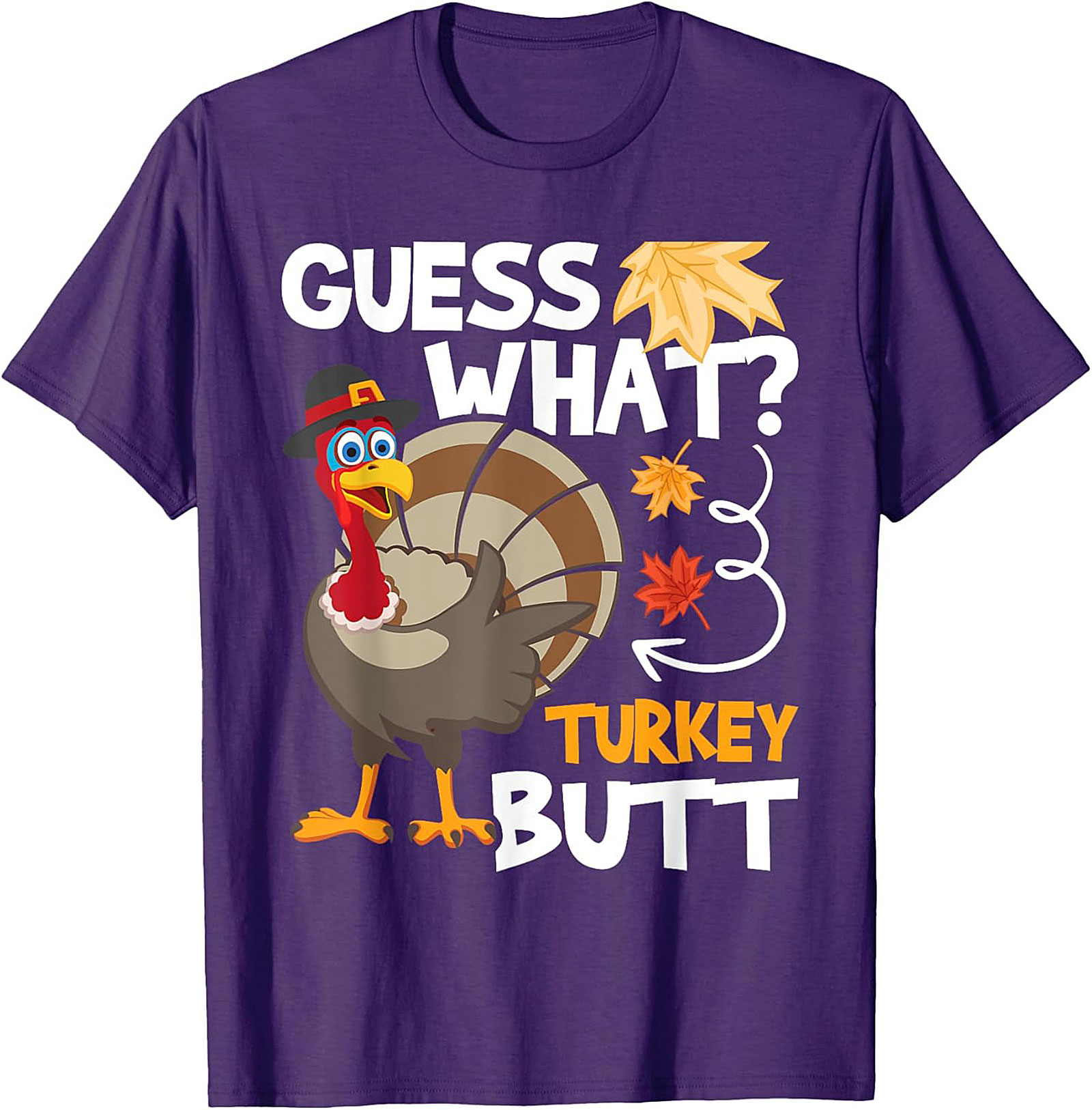 Funny Turkey Butt T-Shirt | Thanksgiving Graphic Tee