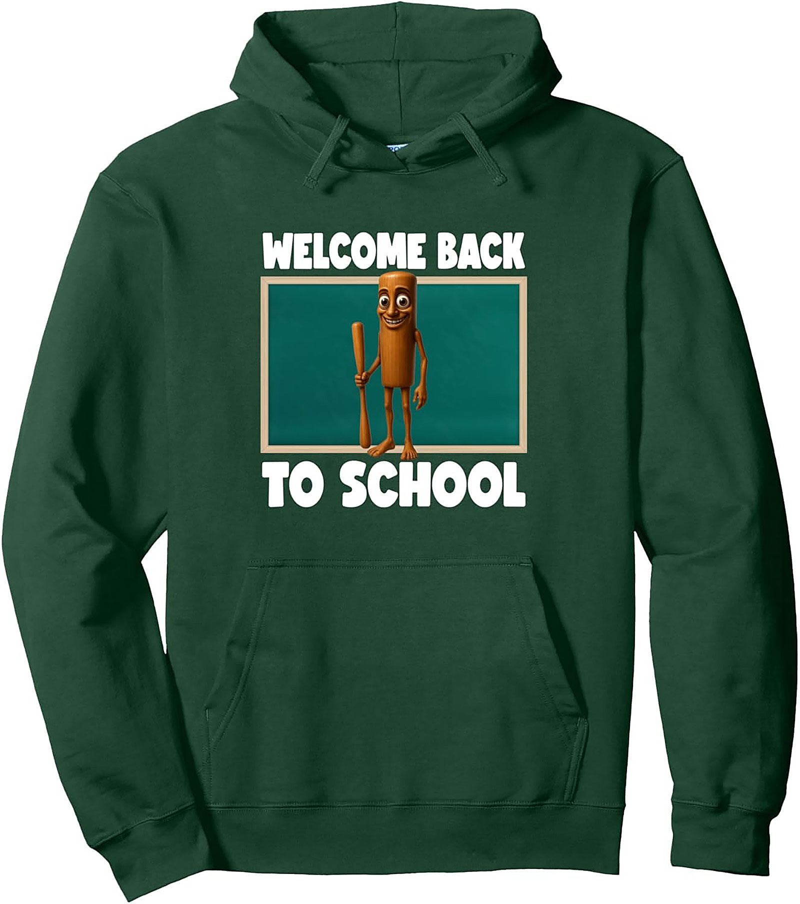 Welcome Back to School Pullover Hoodie | First Day of Class Graphic