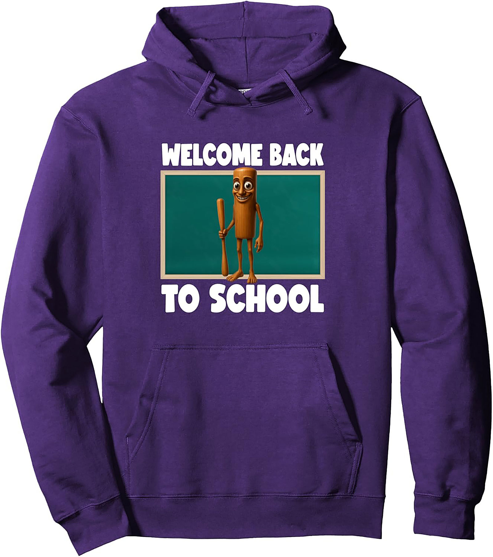 Welcome Back to School Pullover Hoodie | First Day of Class Graphic