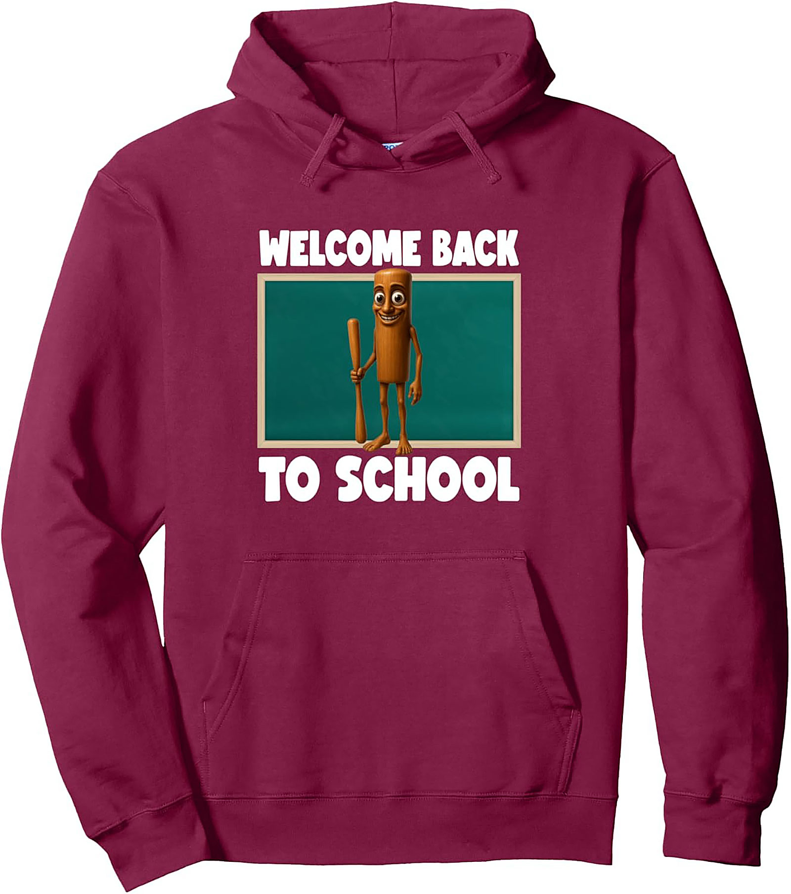 Welcome Back to School Pullover Hoodie | First Day of Class Graphic