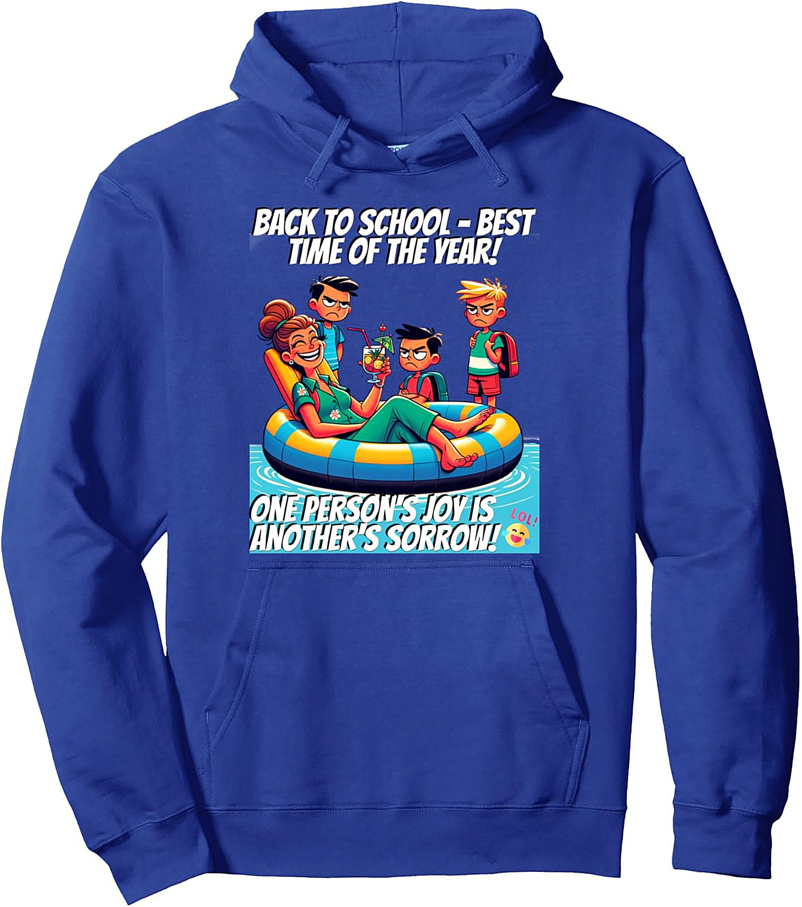 Teacher Back to School Graphic Hoodie - Best Time of the Year Pullover