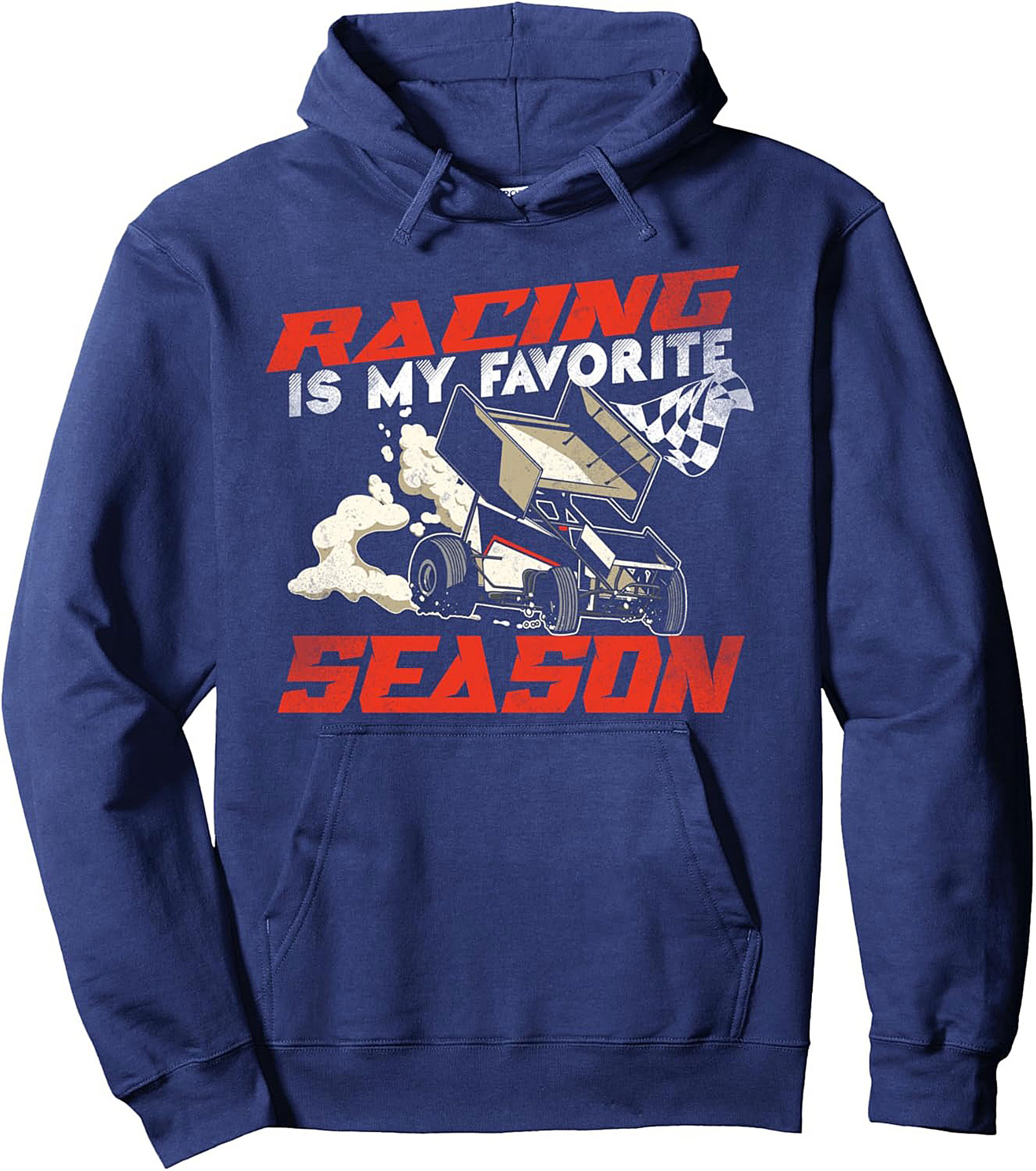 Sprint Car Racing Pullover Hoodie Racing Season Graphic