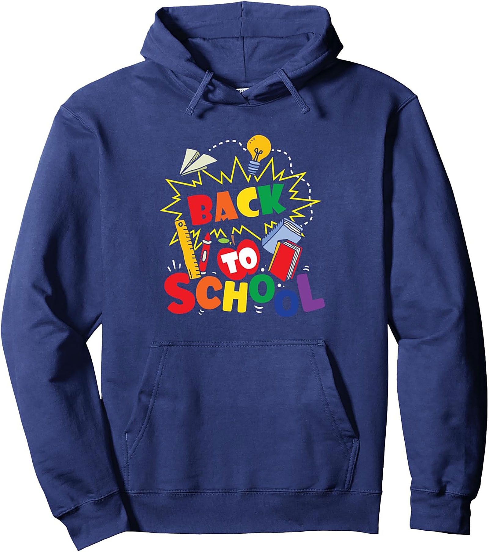 Back to School Graphic Hoodie | Vibrant Classroom Pullover for Teachers & Students
