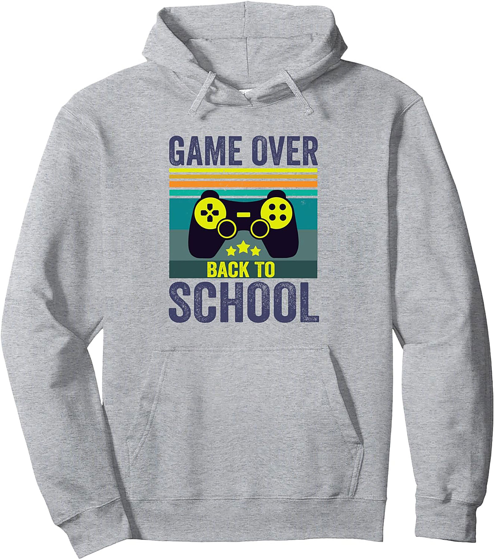 Game Over Back to School Gamer Pullover Hoodie