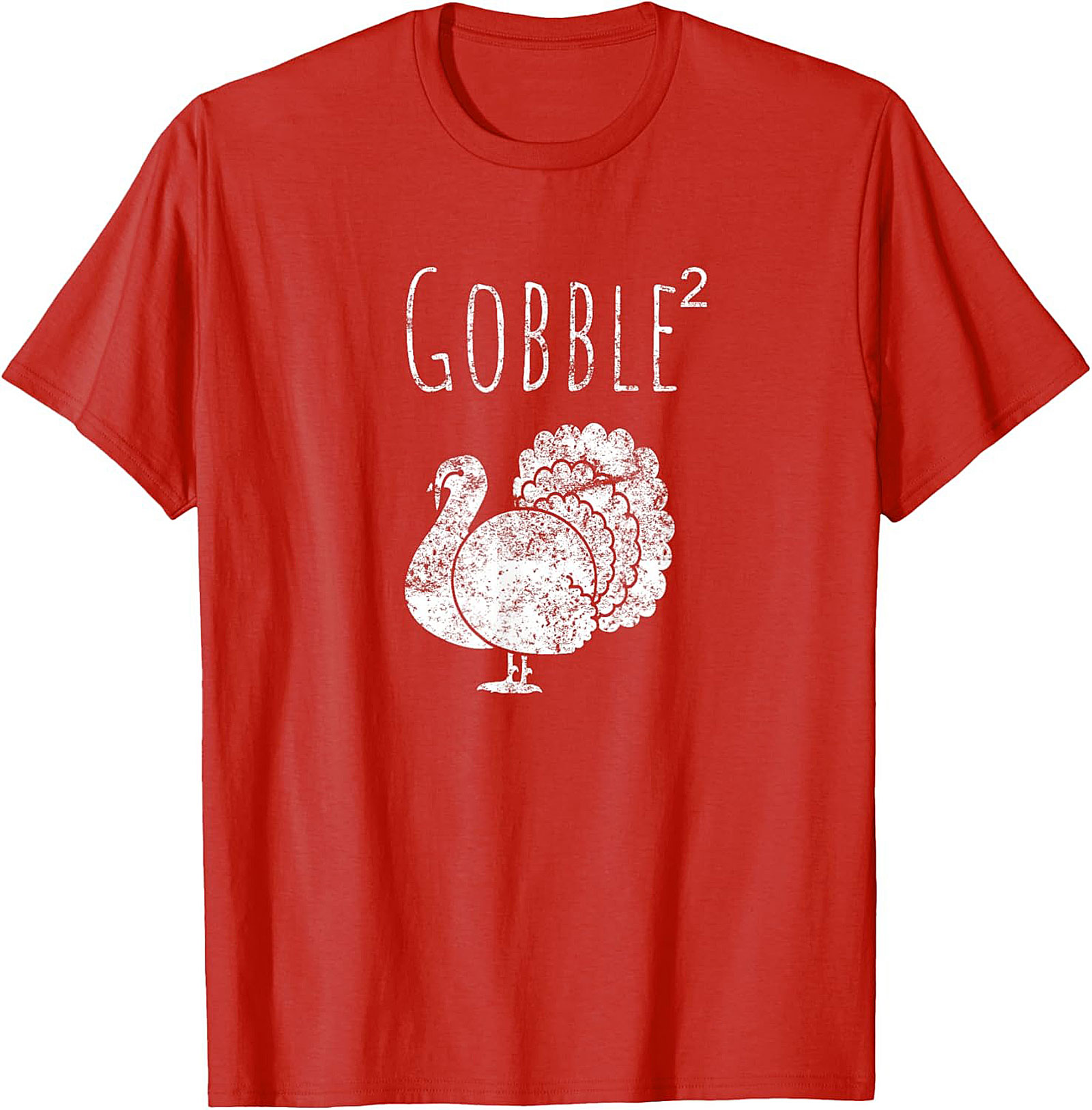 Gobble Squared Funny Thanksgiving Graphic Tee | Turkey Shirt