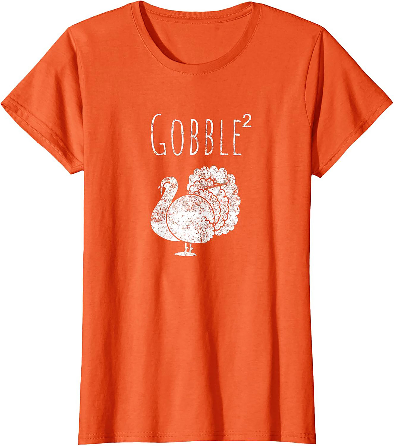 Gobble Squared Funny Thanksgiving Graphic Tee | Turkey Shirt