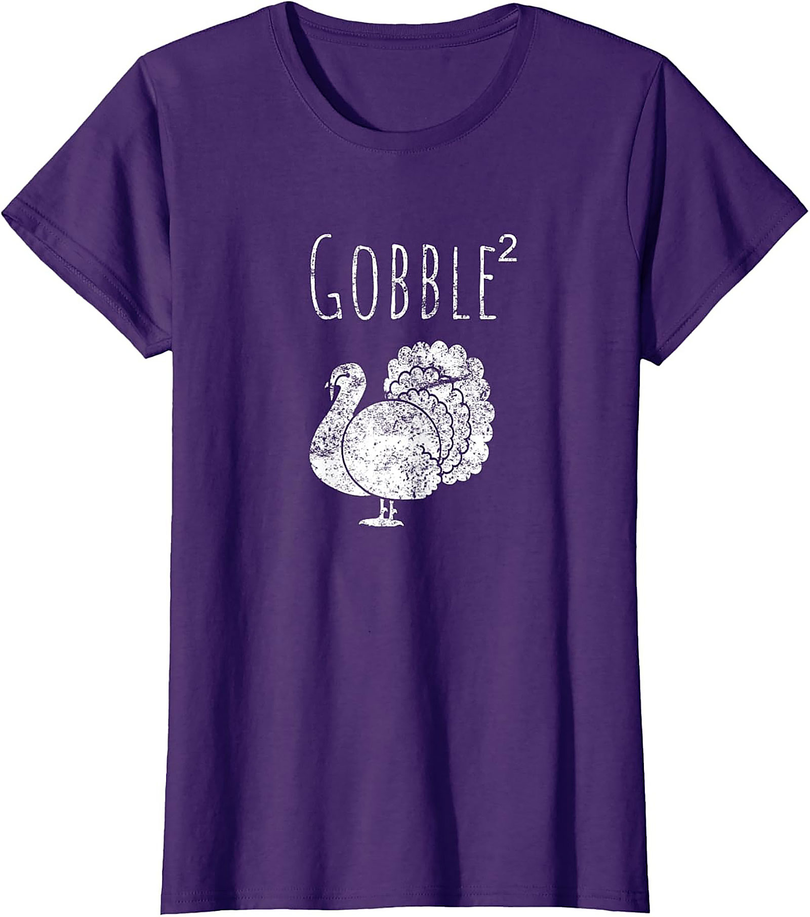 Gobble Squared Funny Thanksgiving Graphic Tee | Turkey Shirt