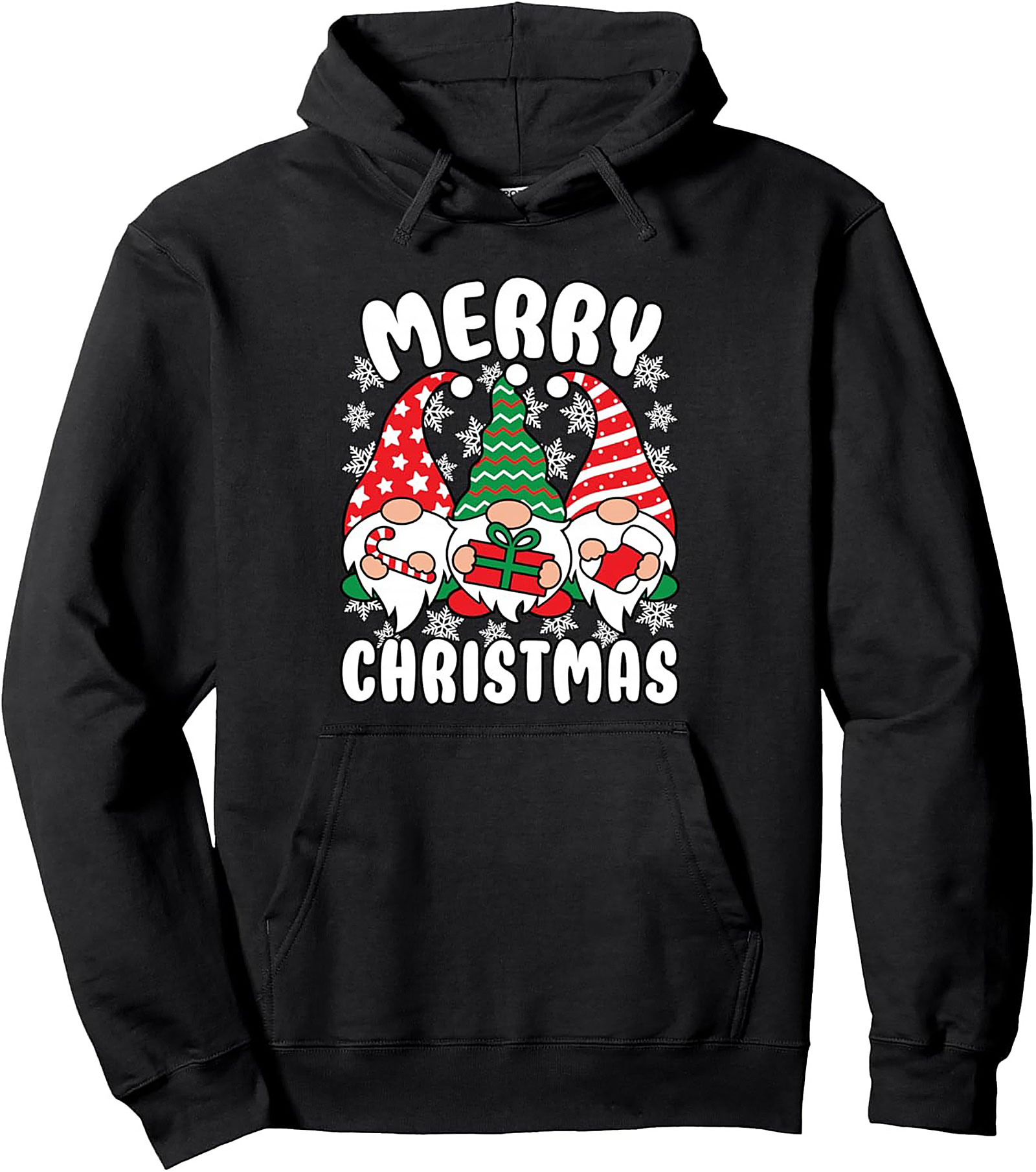 Cozy Christmas Gnome Pullover Hoodie