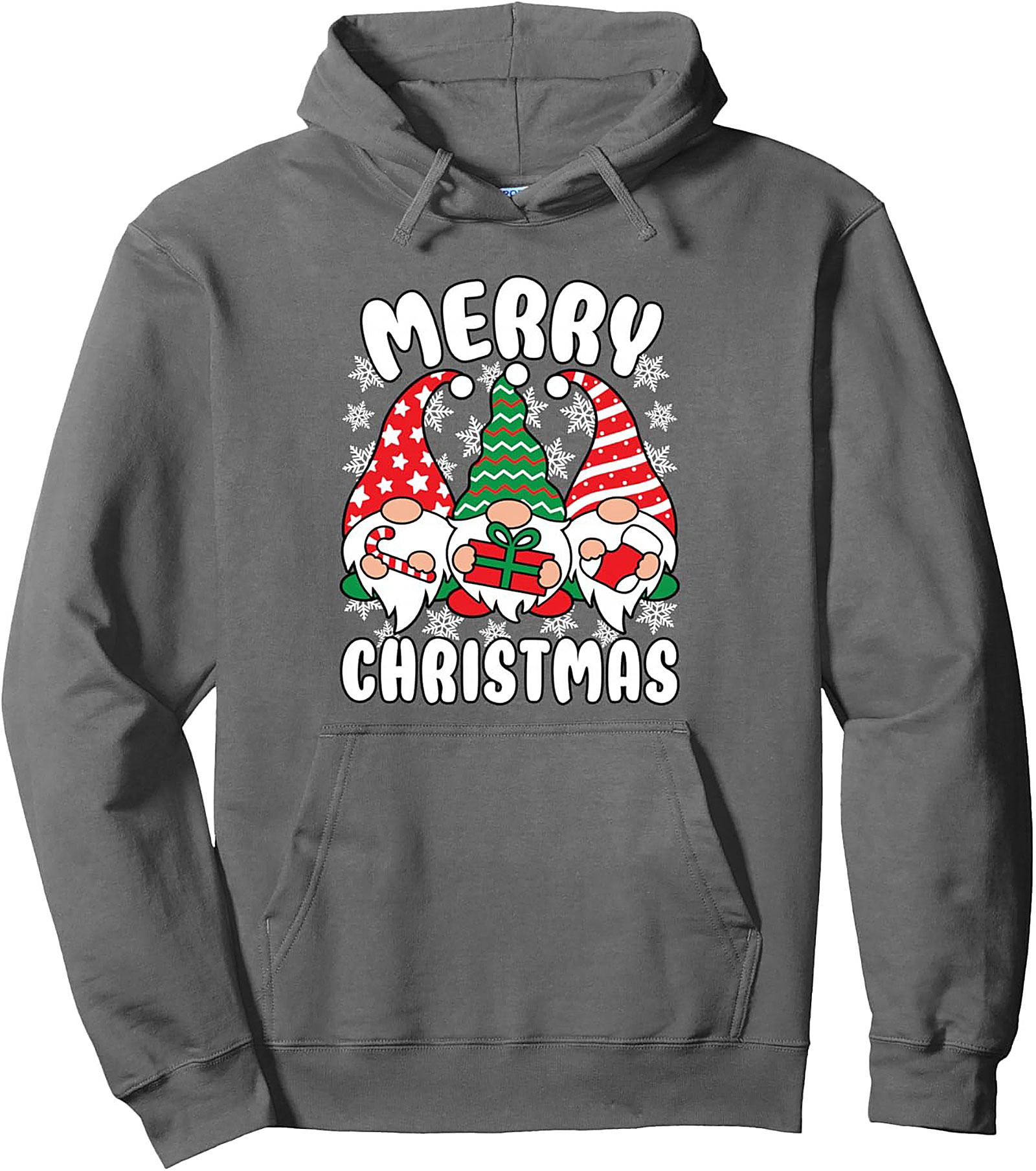 Cozy Christmas Gnome Pullover Hoodie