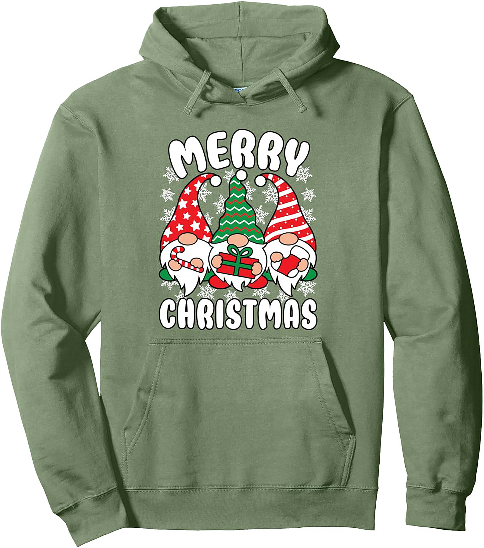 Cozy Christmas Gnome Pullover Hoodie