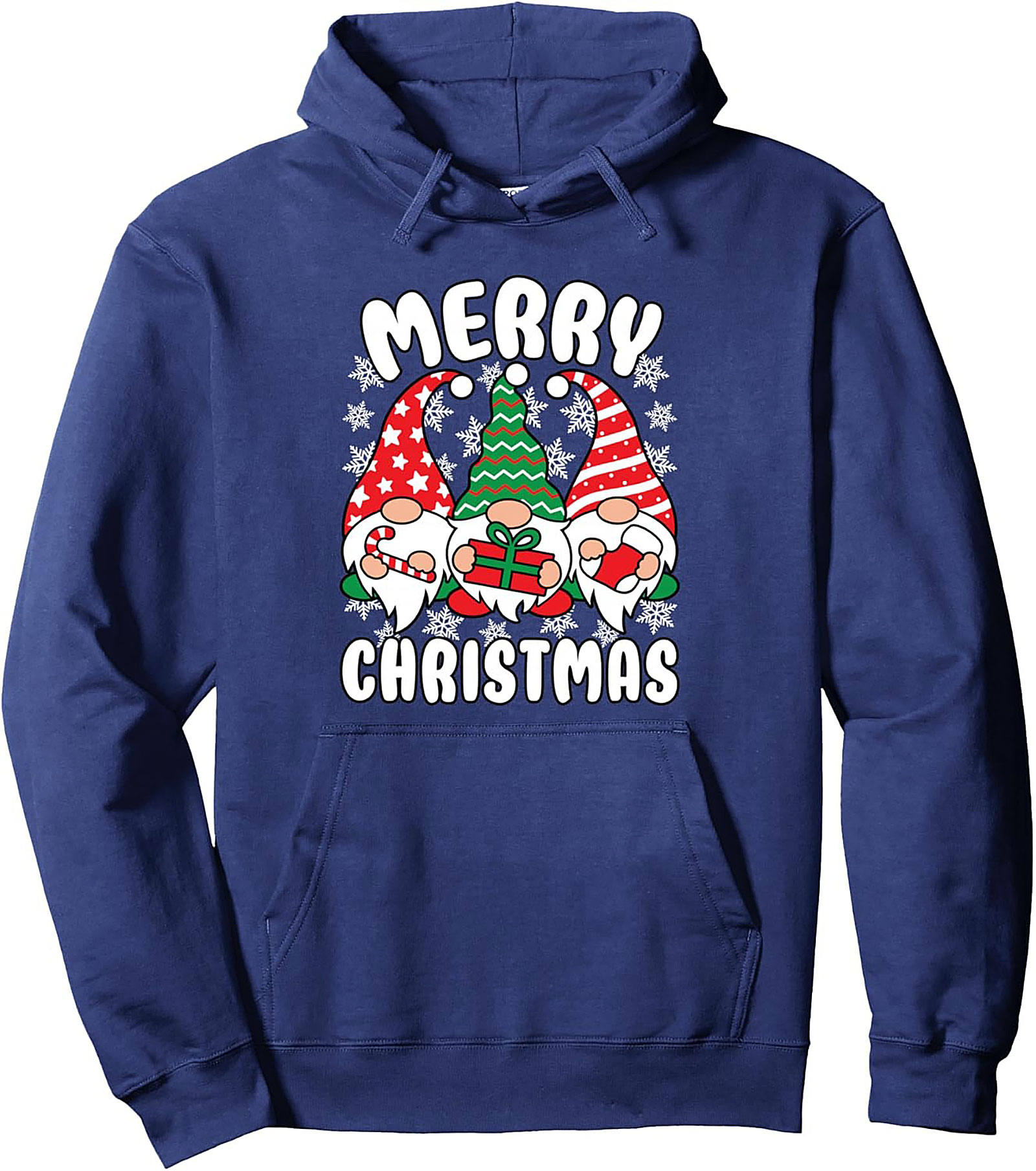Cozy Christmas Gnome Pullover Hoodie