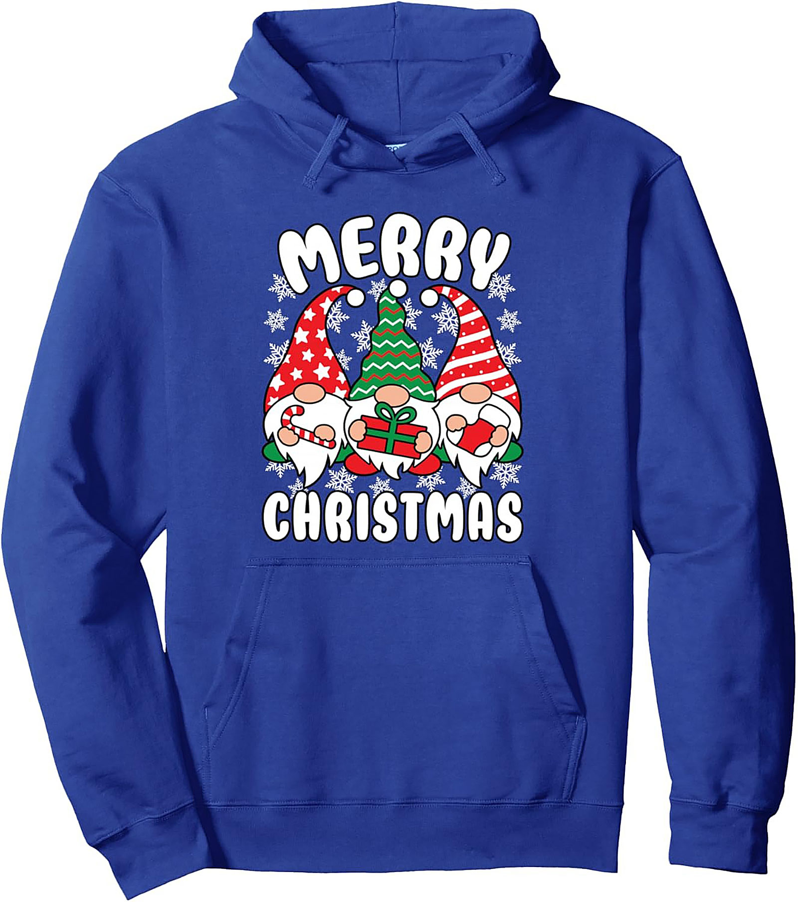 Cozy Christmas Gnome Pullover Hoodie