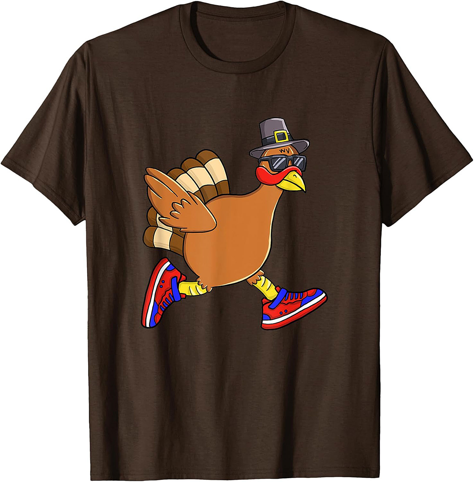 Funny Running Turkey T-Shirt | Thanksgiving Tee Gift