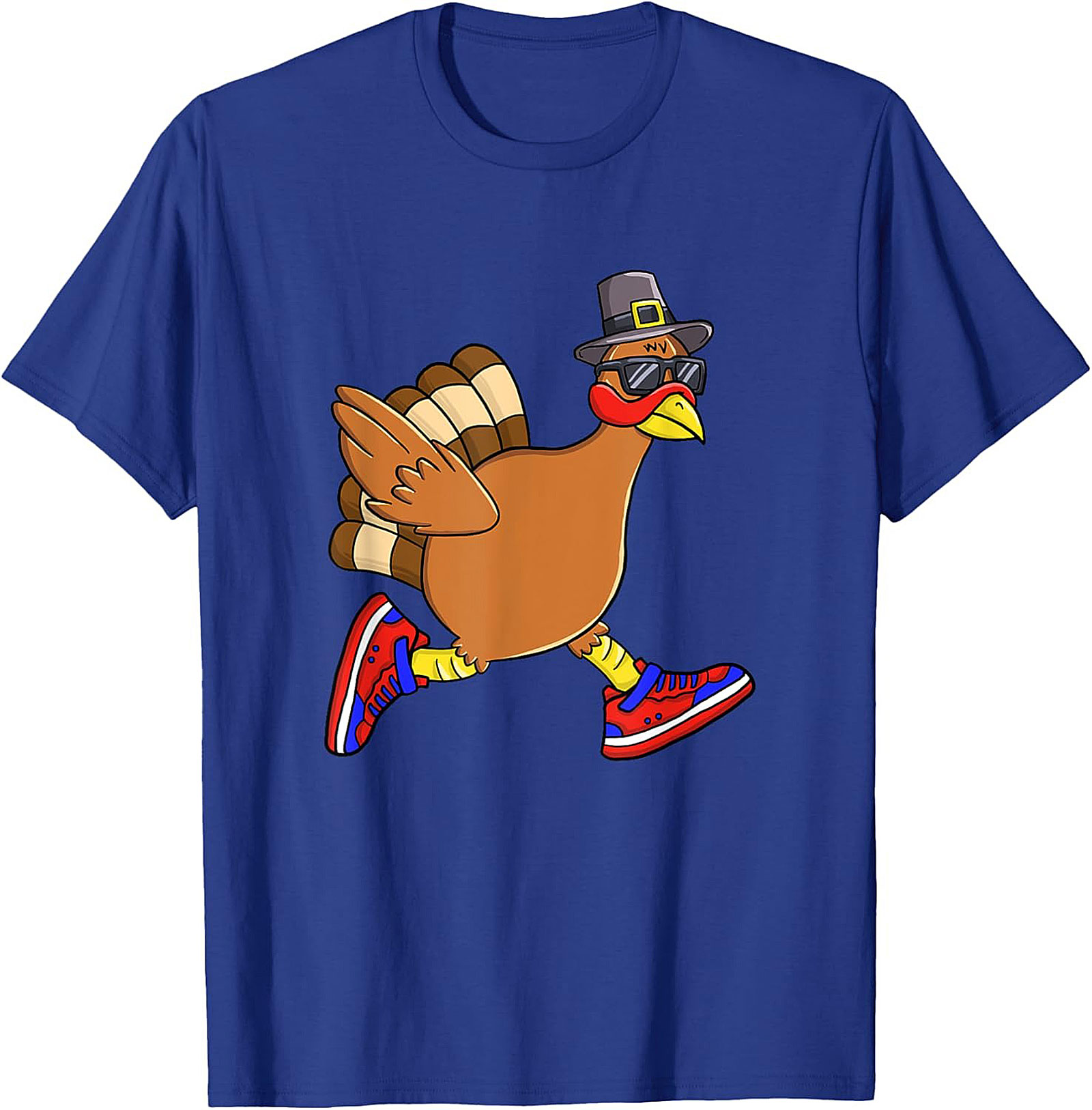 Funny Running Turkey T-Shirt | Thanksgiving Tee Gift