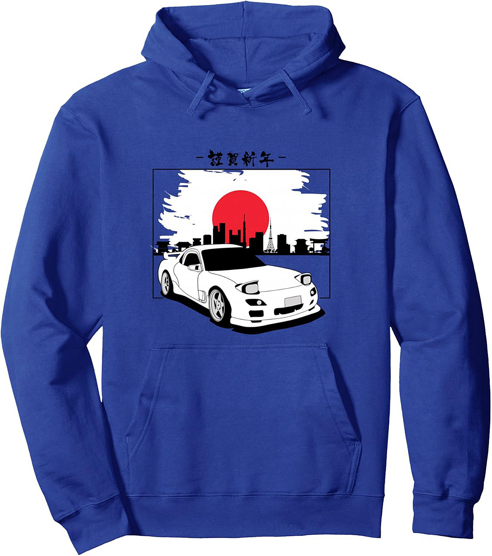 JDM RX-7 Pullover Hoodie Japanese Streetwear Gift Idea