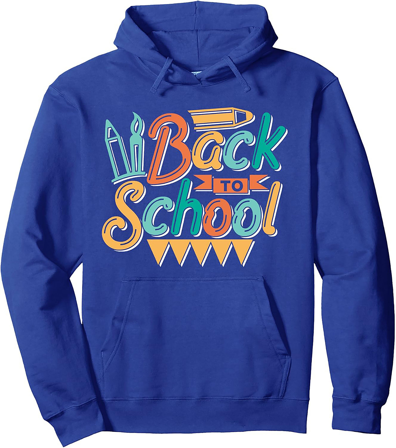 Retro Back To School Pullover Hoodie | First Day of School Teacher Student Gear
