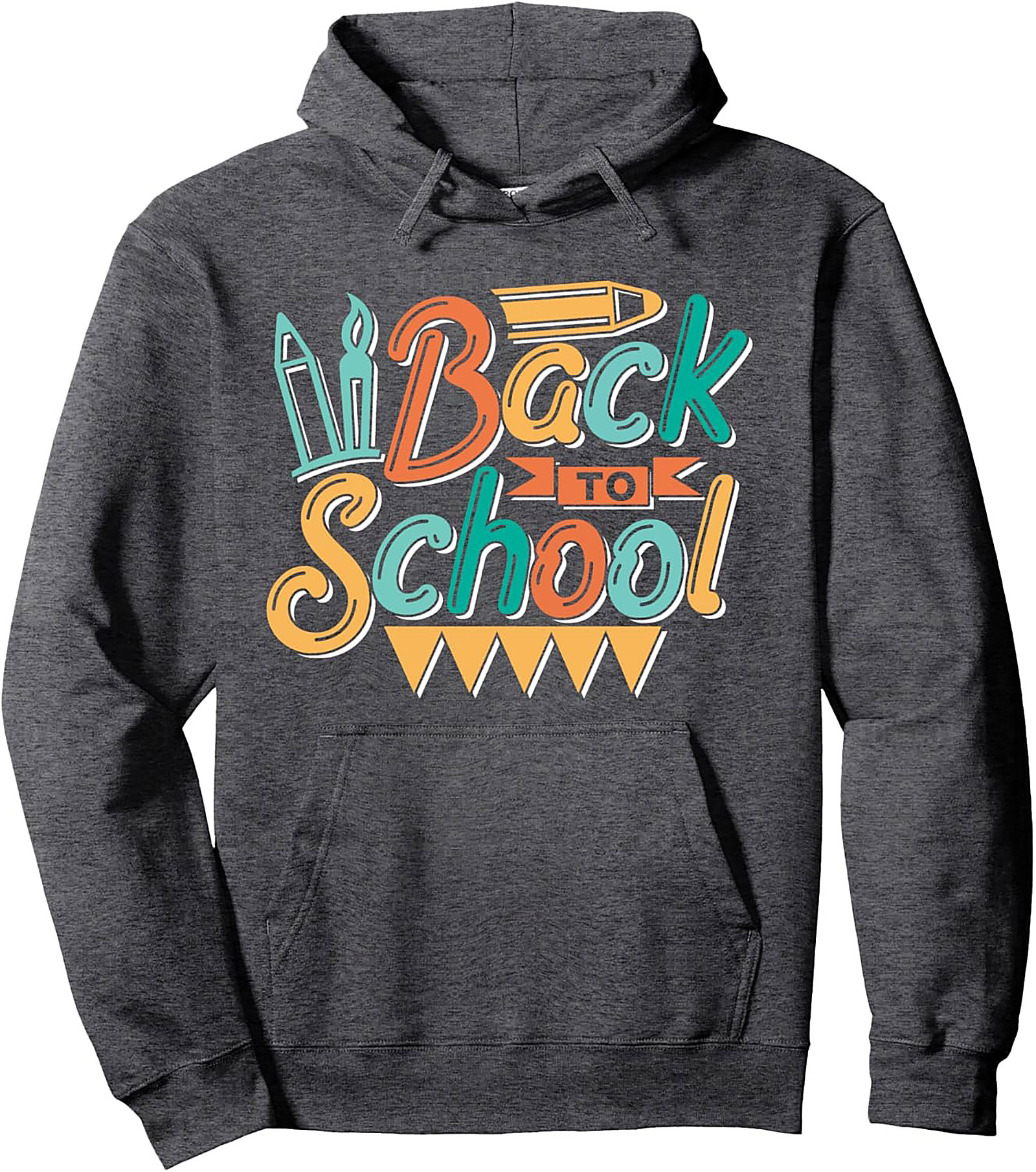 Retro Back To School Pullover Hoodie | First Day of School Teacher Student Gear