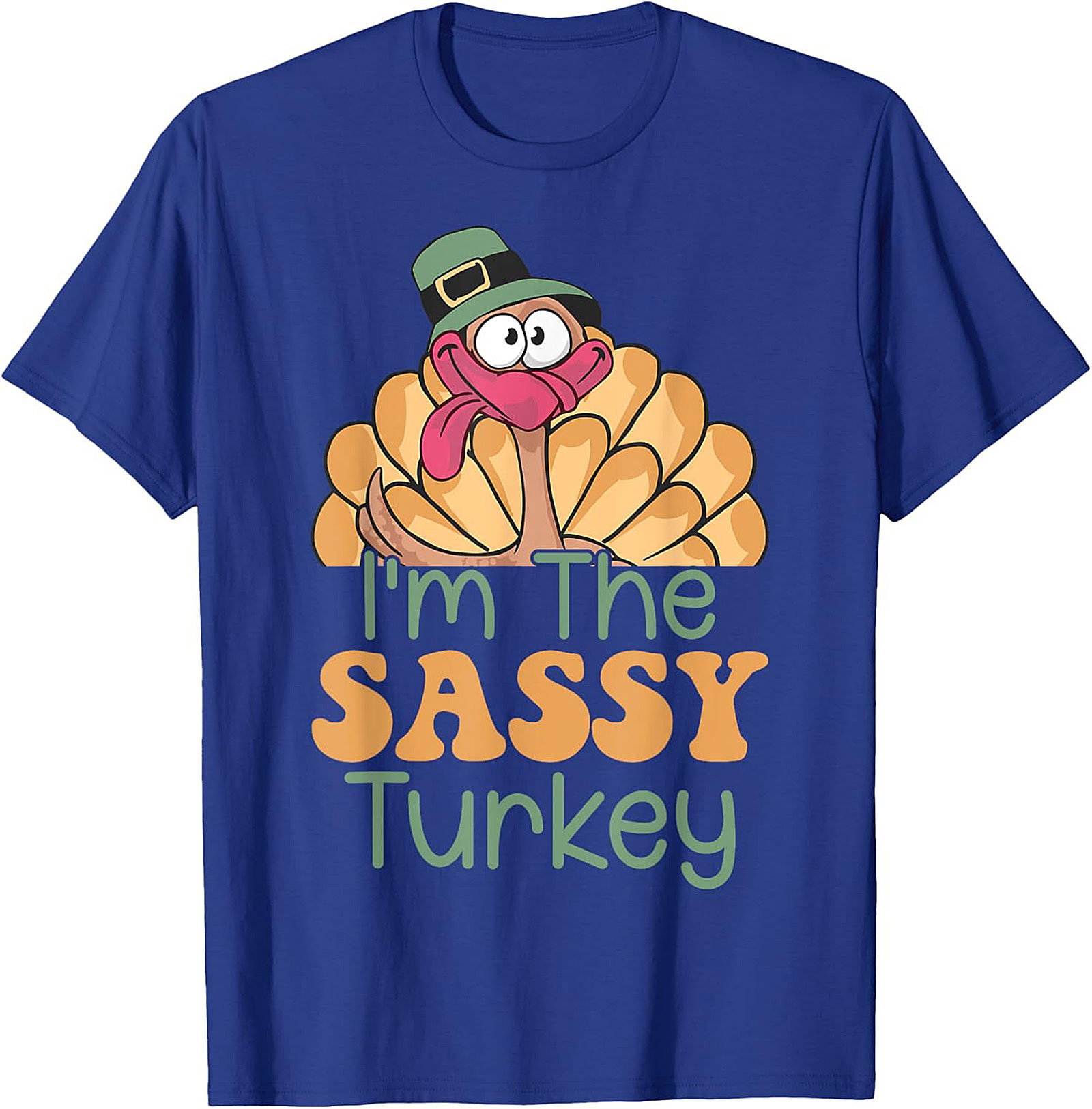 Sassy Turkey Graphic Tee | Funny Thanksgiving Shirt