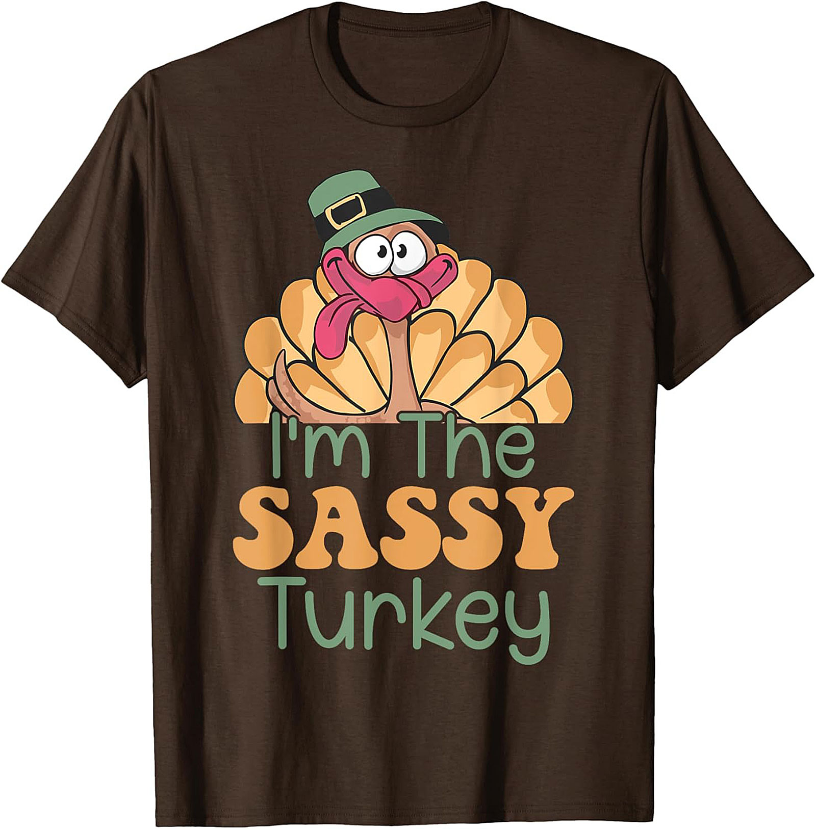 Sassy Turkey Graphic Tee | Funny Thanksgiving Shirt