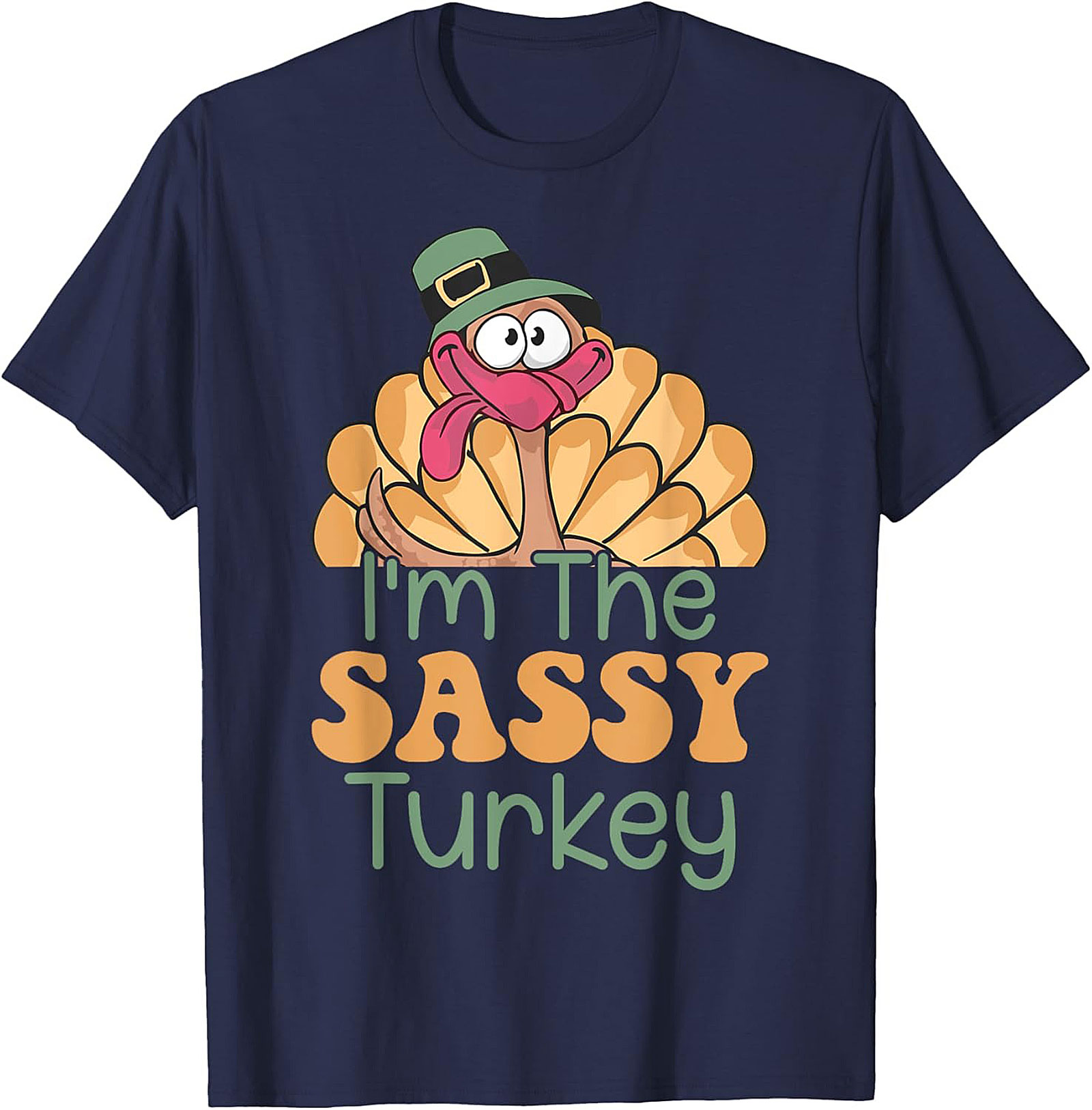 Sassy Turkey Graphic Tee | Funny Thanksgiving Shirt