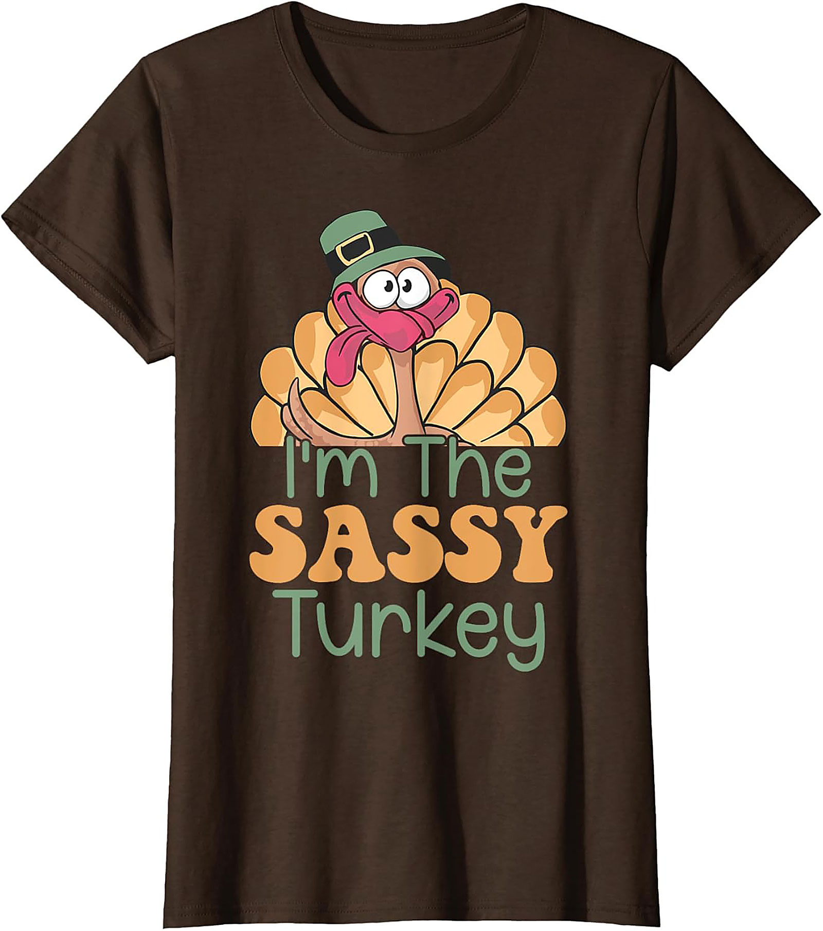 Sassy Turkey Graphic Tee | Funny Thanksgiving Shirt